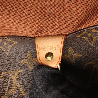 サックショッピング モノグラム ショルダーバッグ トートバッグ PVC レザー ブラウン ルイヴィトン バッグ LOUIS VUITTON