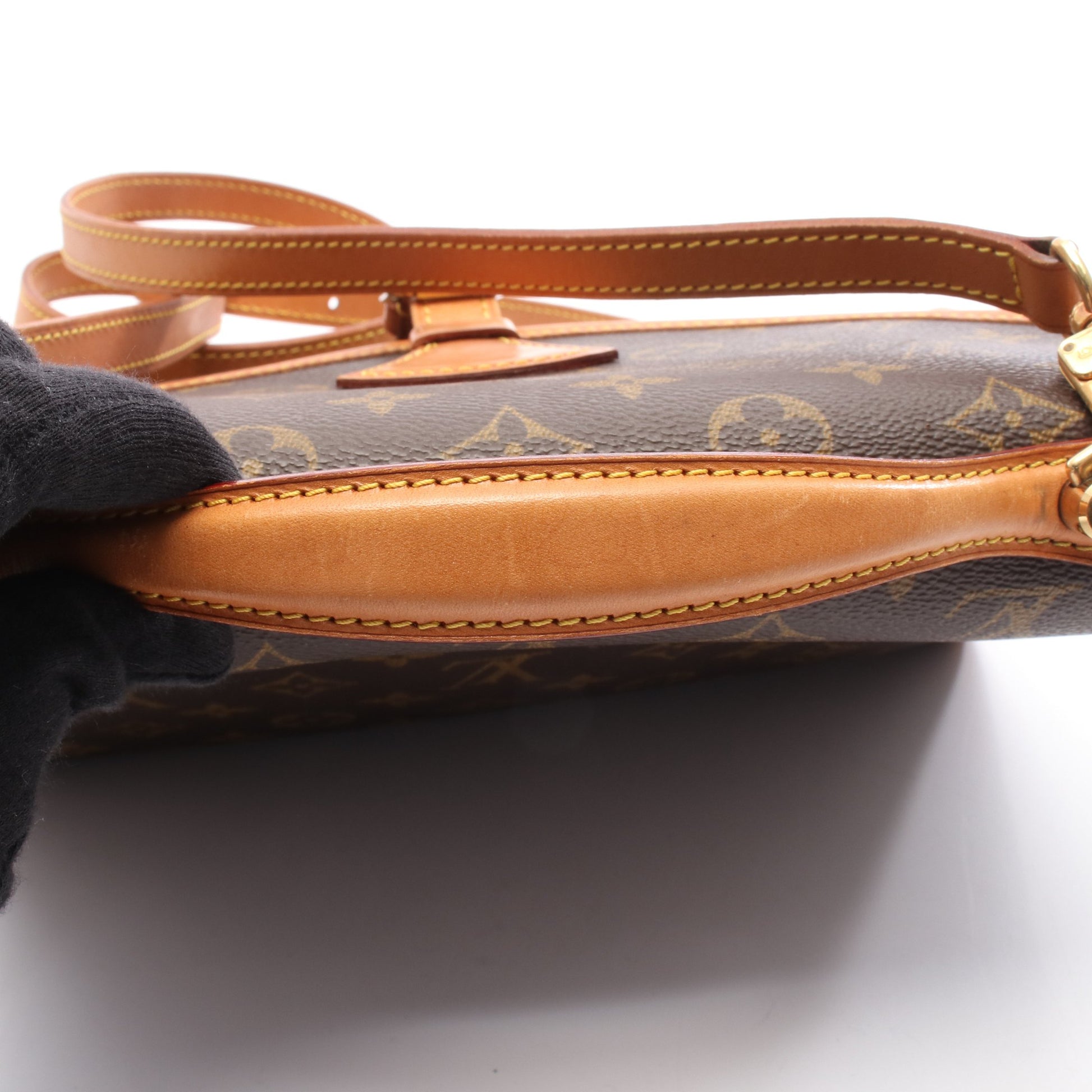 ベルエア モノグラム ハンドバッグ PVC レザー ブラウン 2WAY ルイヴィトン バッグ LOUIS VUITTON