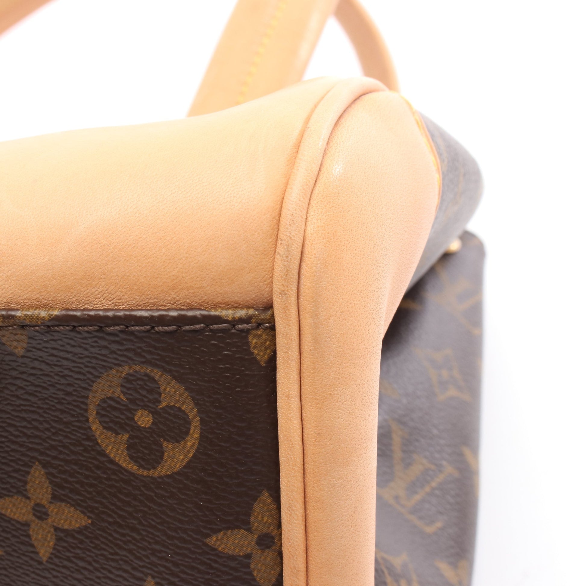 ビバリーGM モノグラム ショルダーバッグ PVC レザー ブラウン ルイヴィトン バッグ LOUIS VUITTON