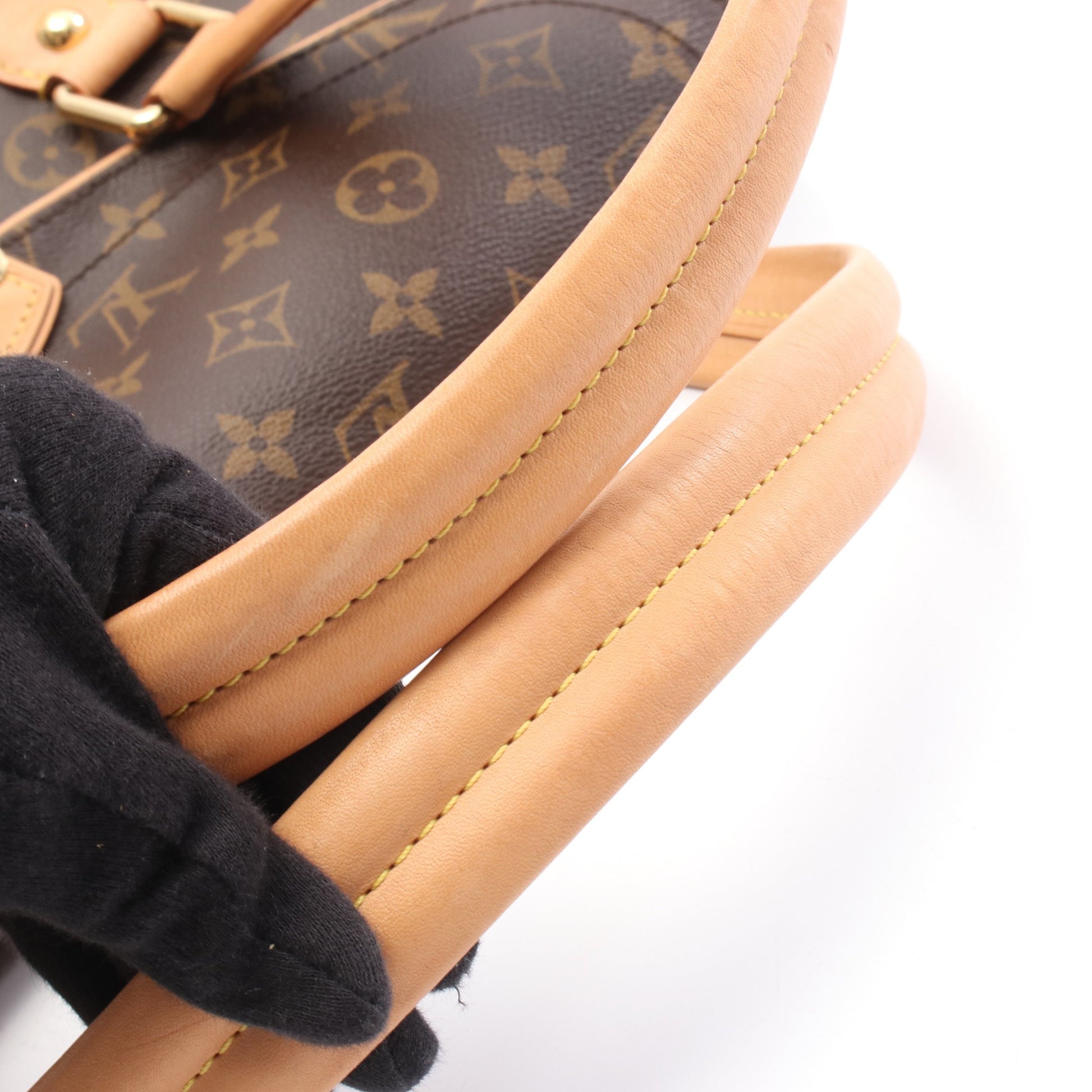 ビバリーGM モノグラム ショルダーバッグ PVC レザー ブラウン ルイヴィトン バッグ LOUIS VUITTON