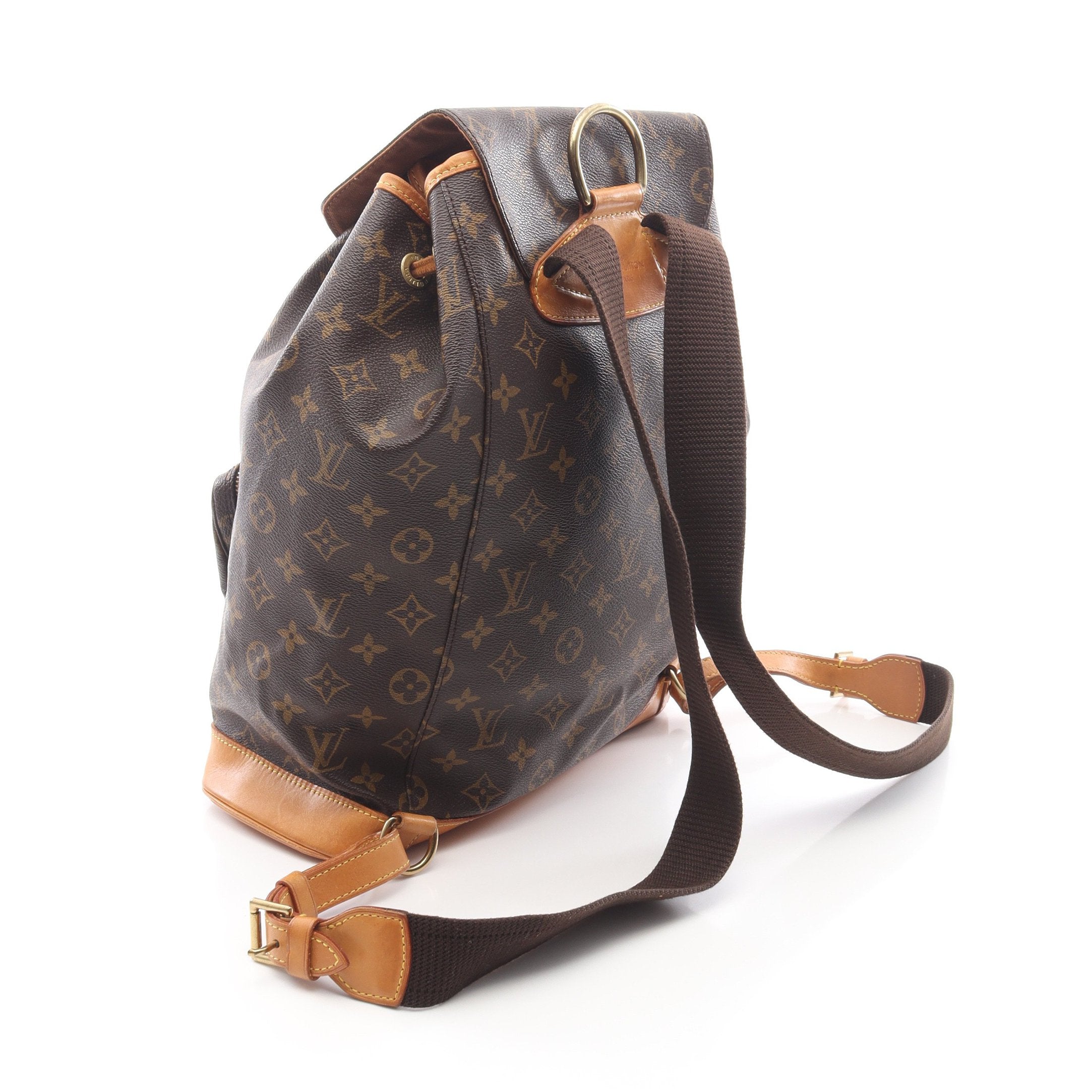 モンスリGM モノグラム バックパック リュックサック PVC レザー