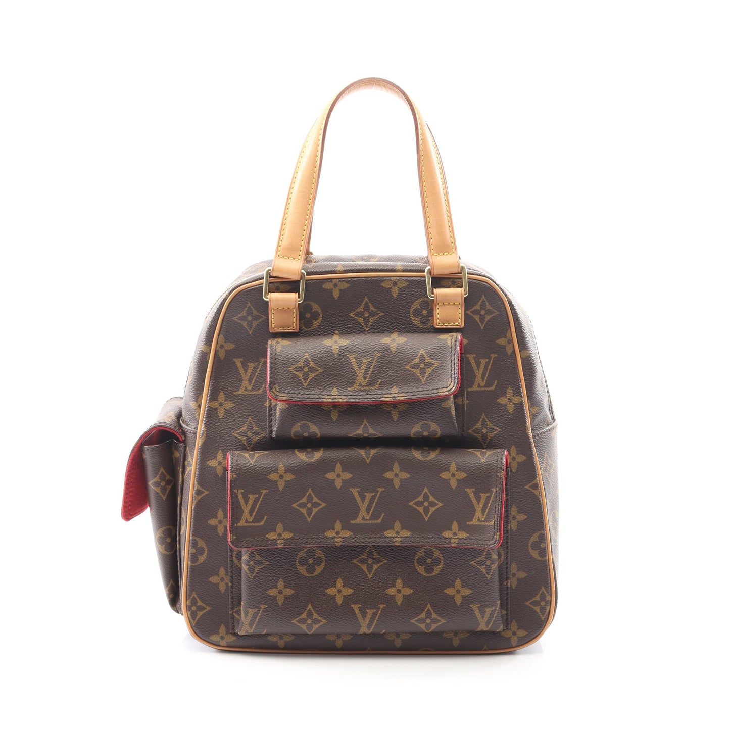 エクサントリシテ モノグラム ハンドバッグ PVC レザー ブラウン ルイヴィトン バッグ LOUIS VUITTON