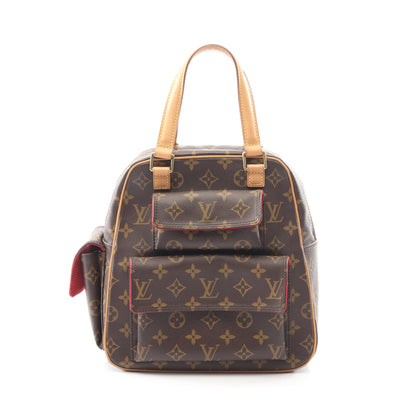 エクサントリシテ モノグラム ハンドバッグ PVC レザー ブラウン ルイヴィトン バッグ LOUIS VUITTON