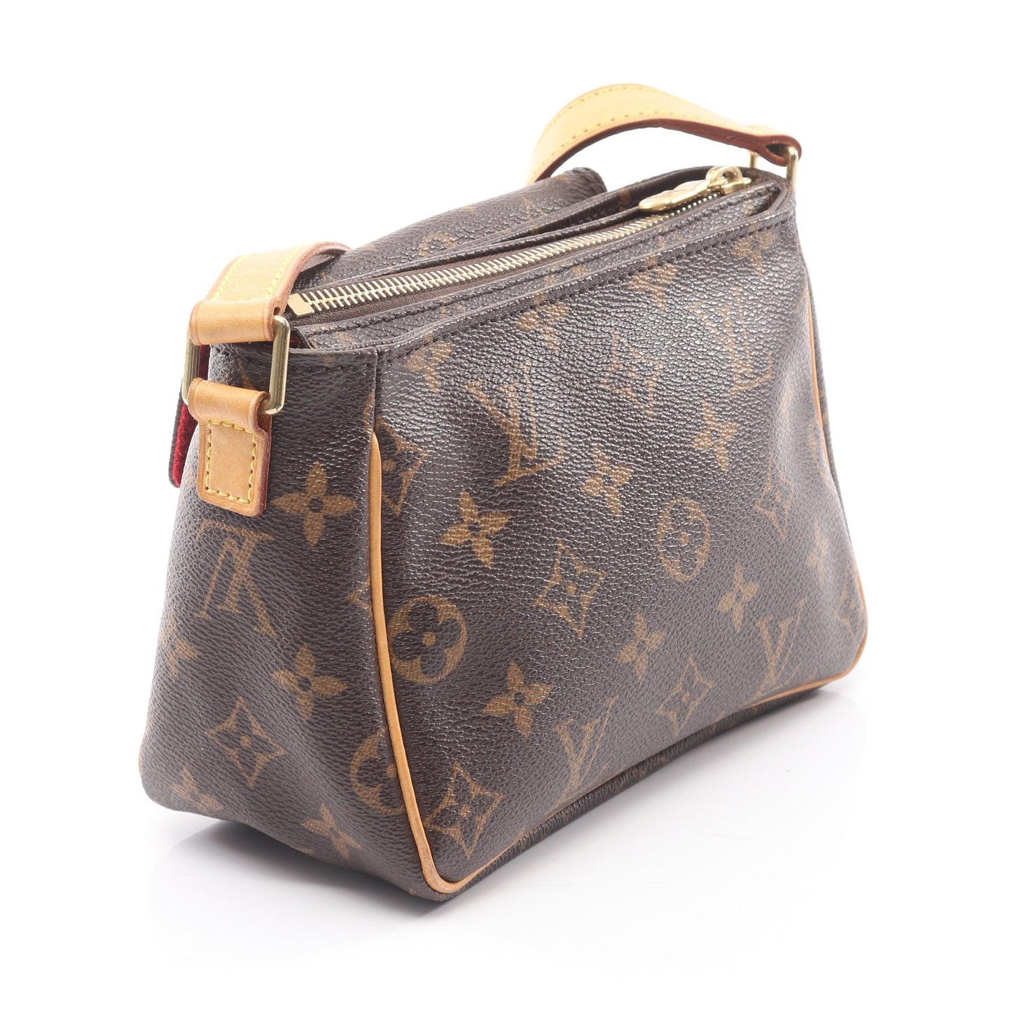 ヴィバシテPM モノグラム ショルダーバッグ PVC レザー ブラウン ルイヴィトン バッグ LOUIS VUITTON