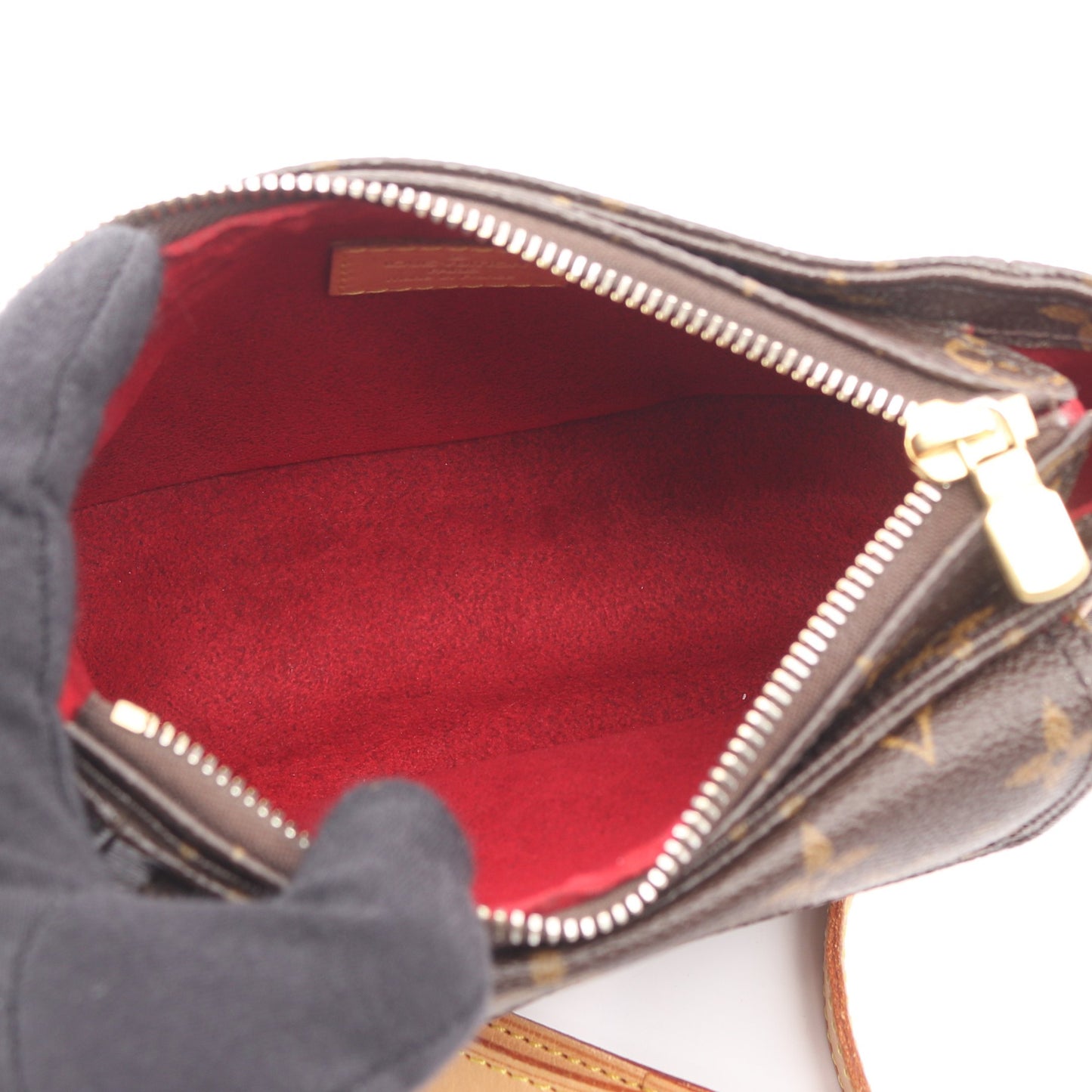 ヴィバシテPM モノグラム ショルダーバッグ PVC レザー ブラウン ルイヴィトン バッグ LOUIS VUITTON