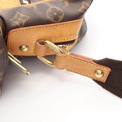 サック スクウオッシュ モノグラム ショルダーバッグ PVC レザー ブラウン ルイヴィトン バッグ LOUIS VUITTON
