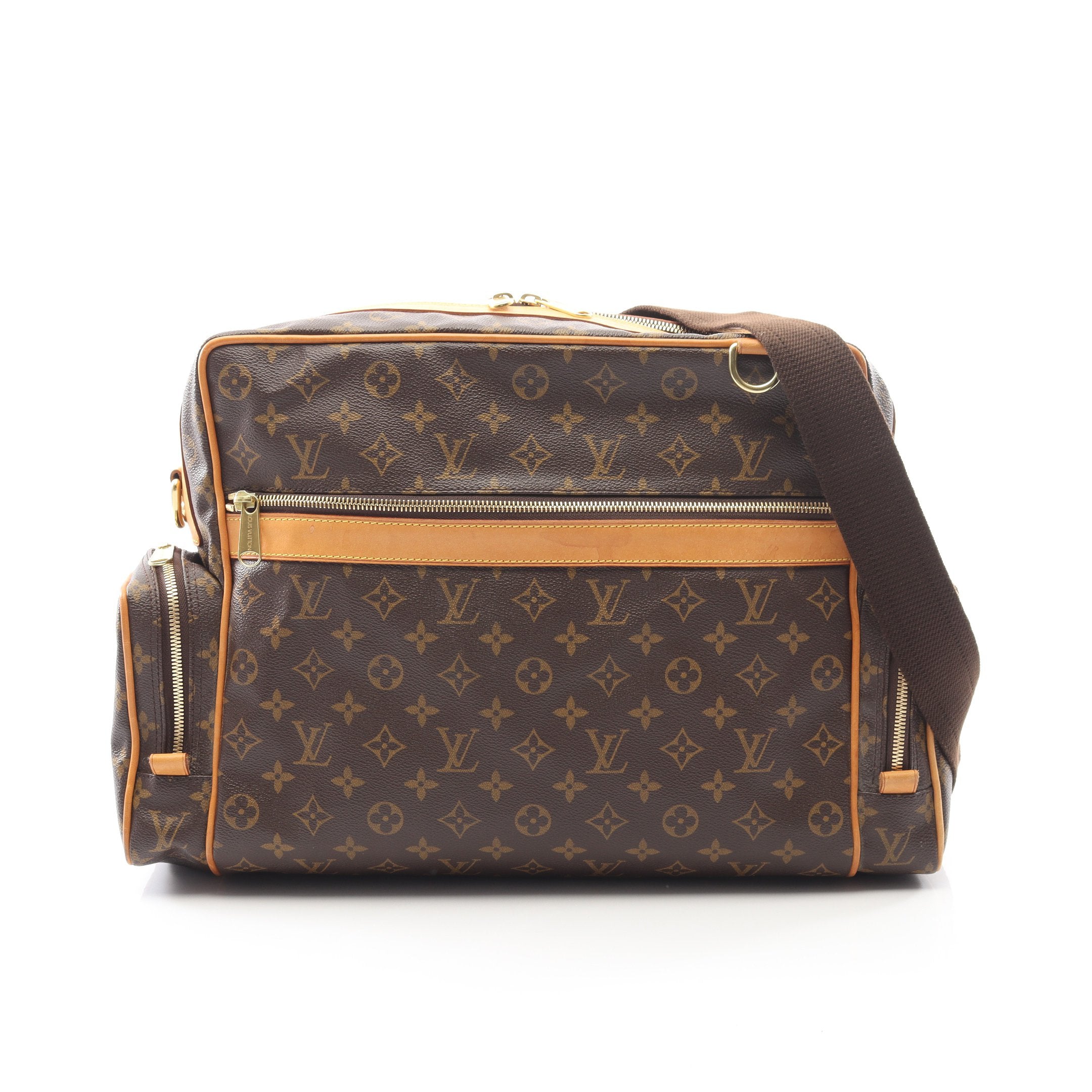 ルイ・ヴィトン LOUIS VUITTON サック スクウオッシュ ショルダーバッグ バッグ PVCコーティングキャンバス レザー モノグラム メンズ レディース ブラウン系 M92967 【中古】 1044968_original_9ef608e4-3b0a