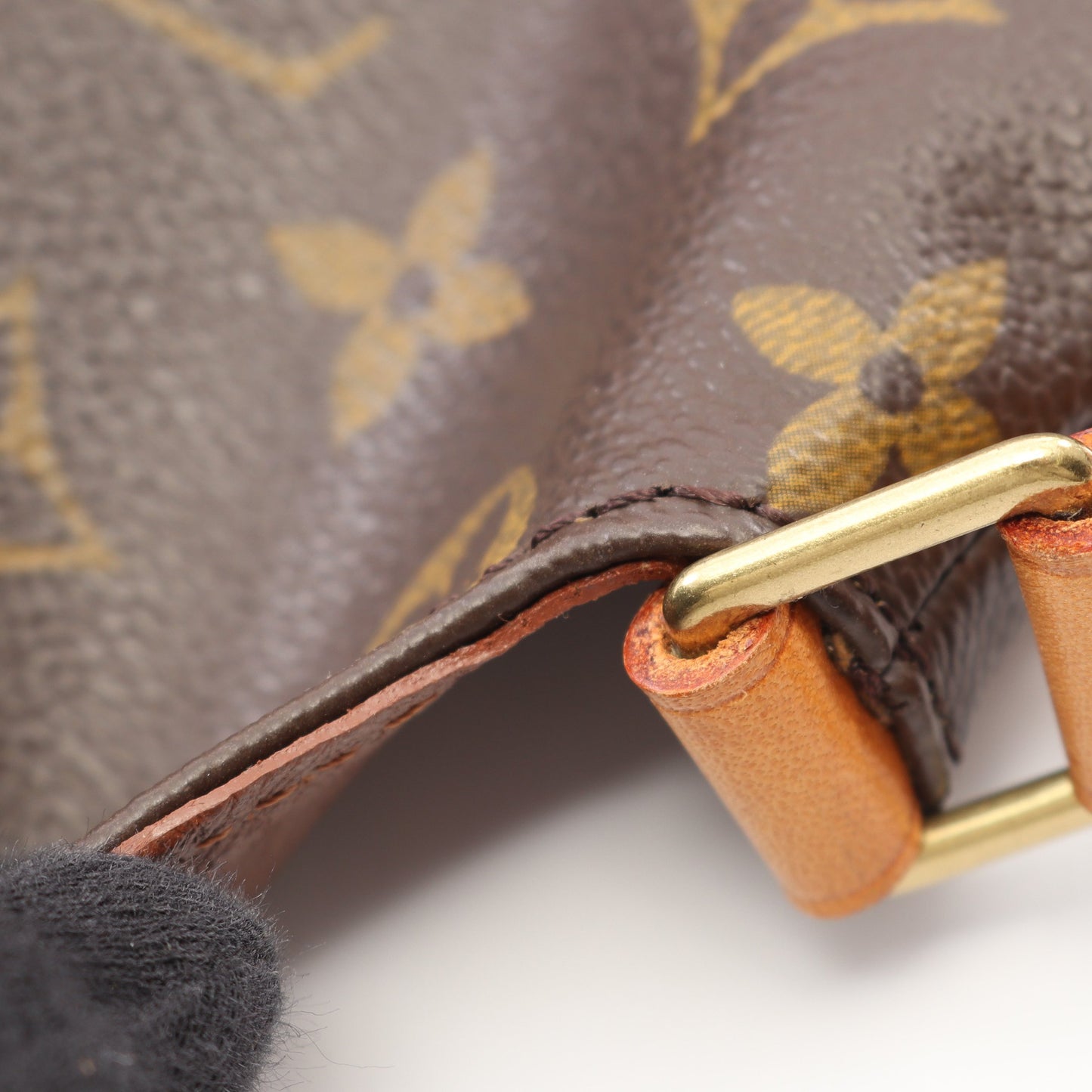 ミュゼットサルサ ロングストラップ モノグラム ショルダーバッグ PVC レザー ブラウン ルイヴィトン バッグ LOUIS VUITTON