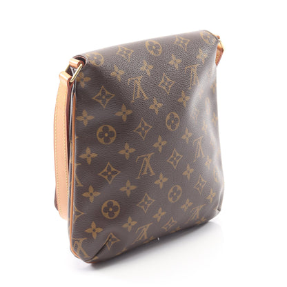 ミュゼットサルサ ロングストラップ モノグラム ショルダーバッグ PVC レザー ブラウン ルイヴィトン バッグ LOUIS VUITTON
