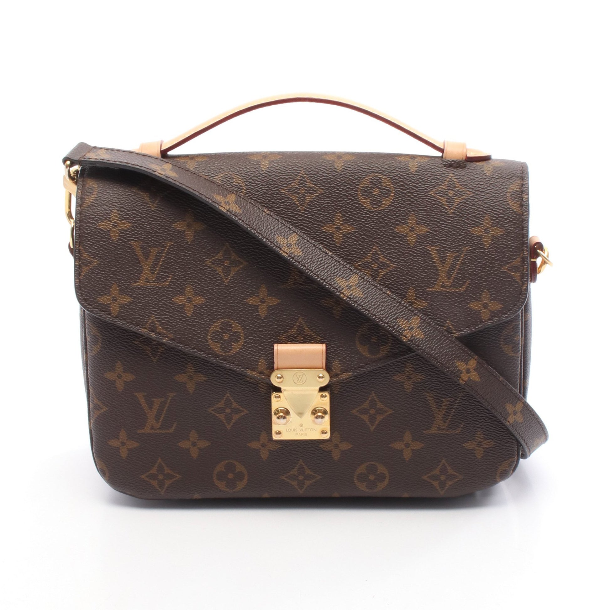 ポシェット メティス MM モノグラム ハンドバッグ PVC レザー ブラウン 2WAY ルイヴィトン バッグ LOUIS VUITTON