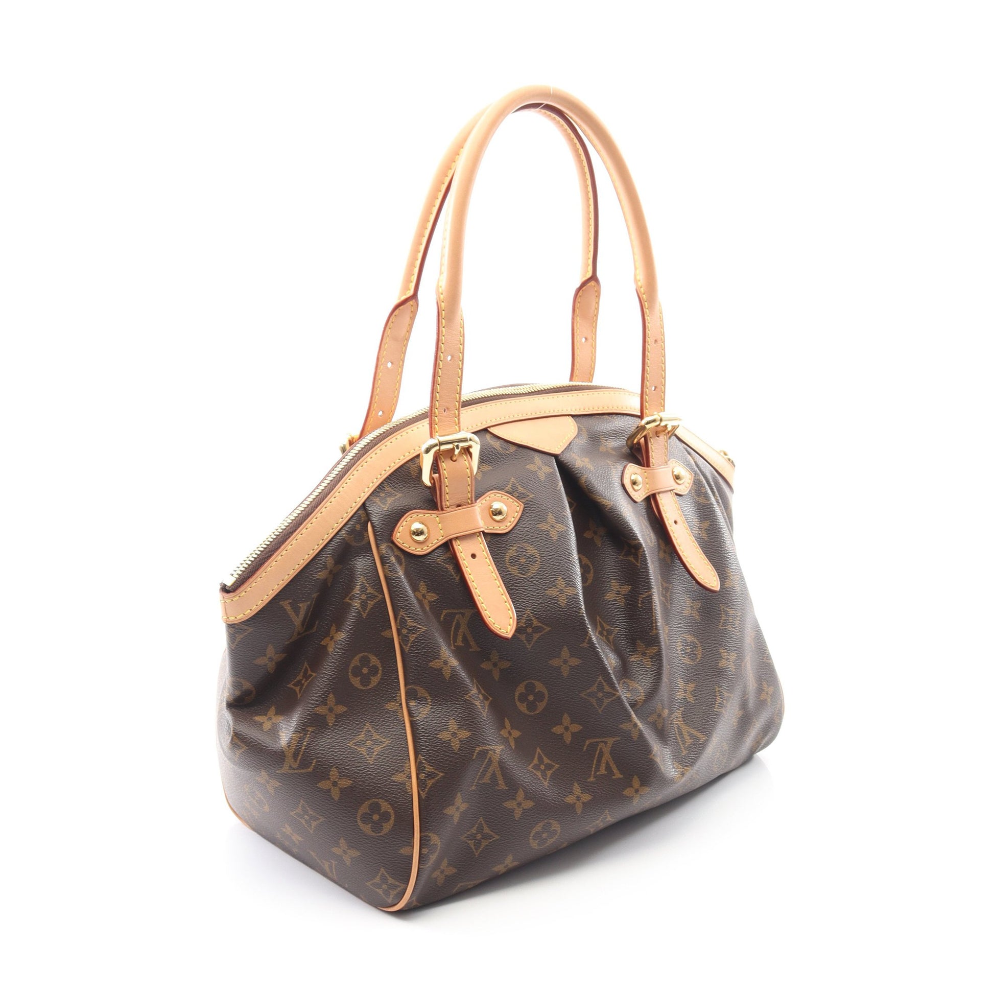 ティヴォリGM モノグラム ハンドバッグ PVC レザー ブラウン ルイヴィトン バッグ LOUIS VUITTON