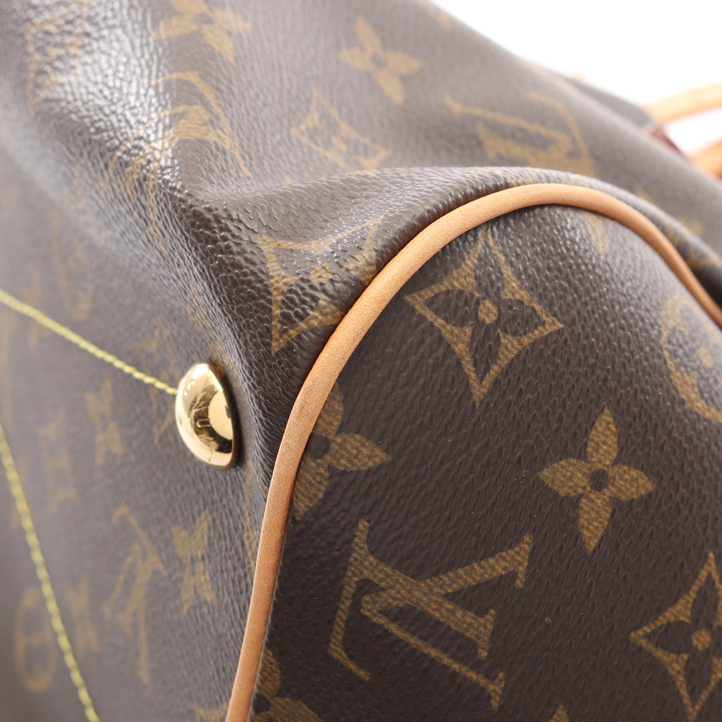 ティヴォリGM モノグラム ハンドバッグ PVC レザー ブラウン ルイヴィトン バッグ LOUIS VUITTON