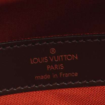 ナヴィグリオ ダミエエベヌ ショルダーバッグ PVC レザー ブラウン ルイヴィトン バッグ LOUIS VUITTON