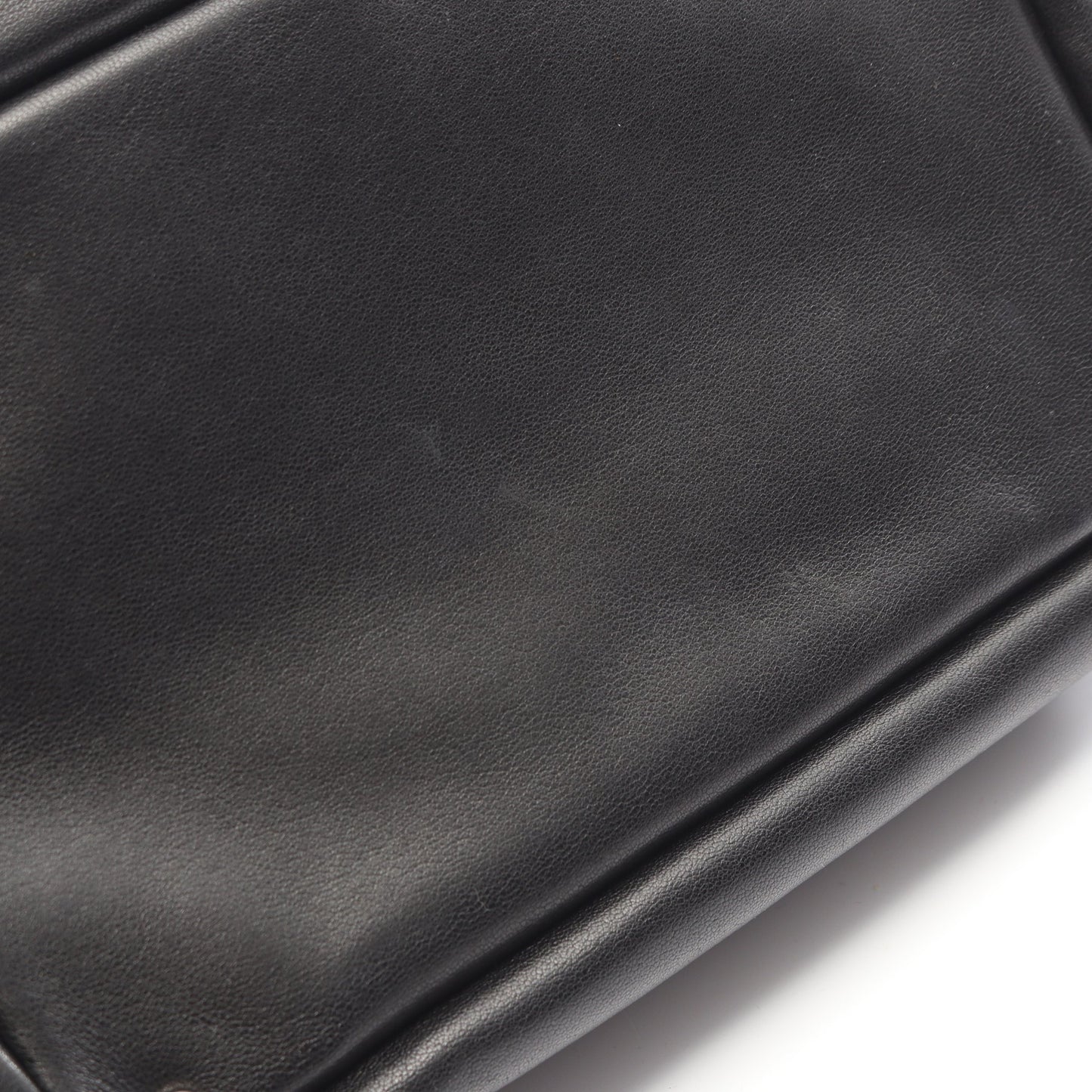 マトラッセ ワンショルダーバッグ ラムスキン ブラック シルバー金具 シャネル バッグ CHANEL