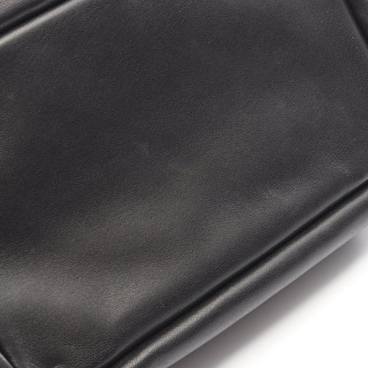 マトラッセ ワンショルダーバッグ ラムスキン ブラック シルバー金具 シャネル バッグ CHANEL