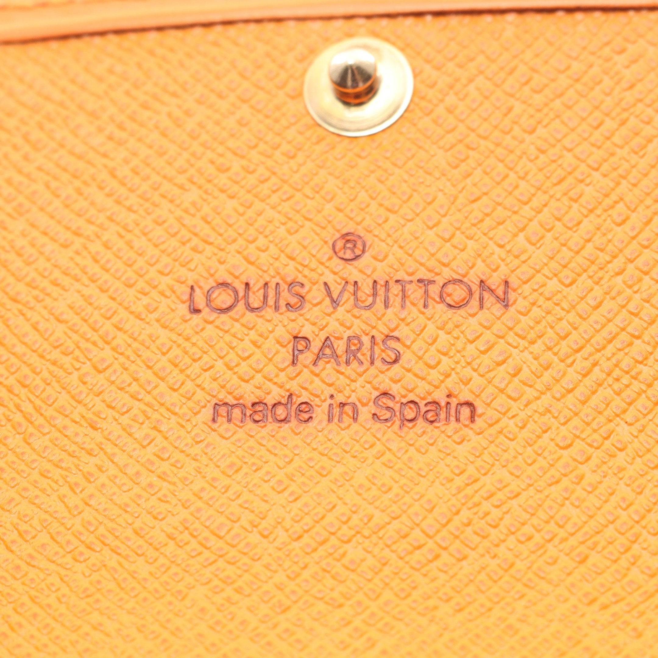 ミュルティクレ4 エピ マンダリン 4連 キーケース レザー オレンジ