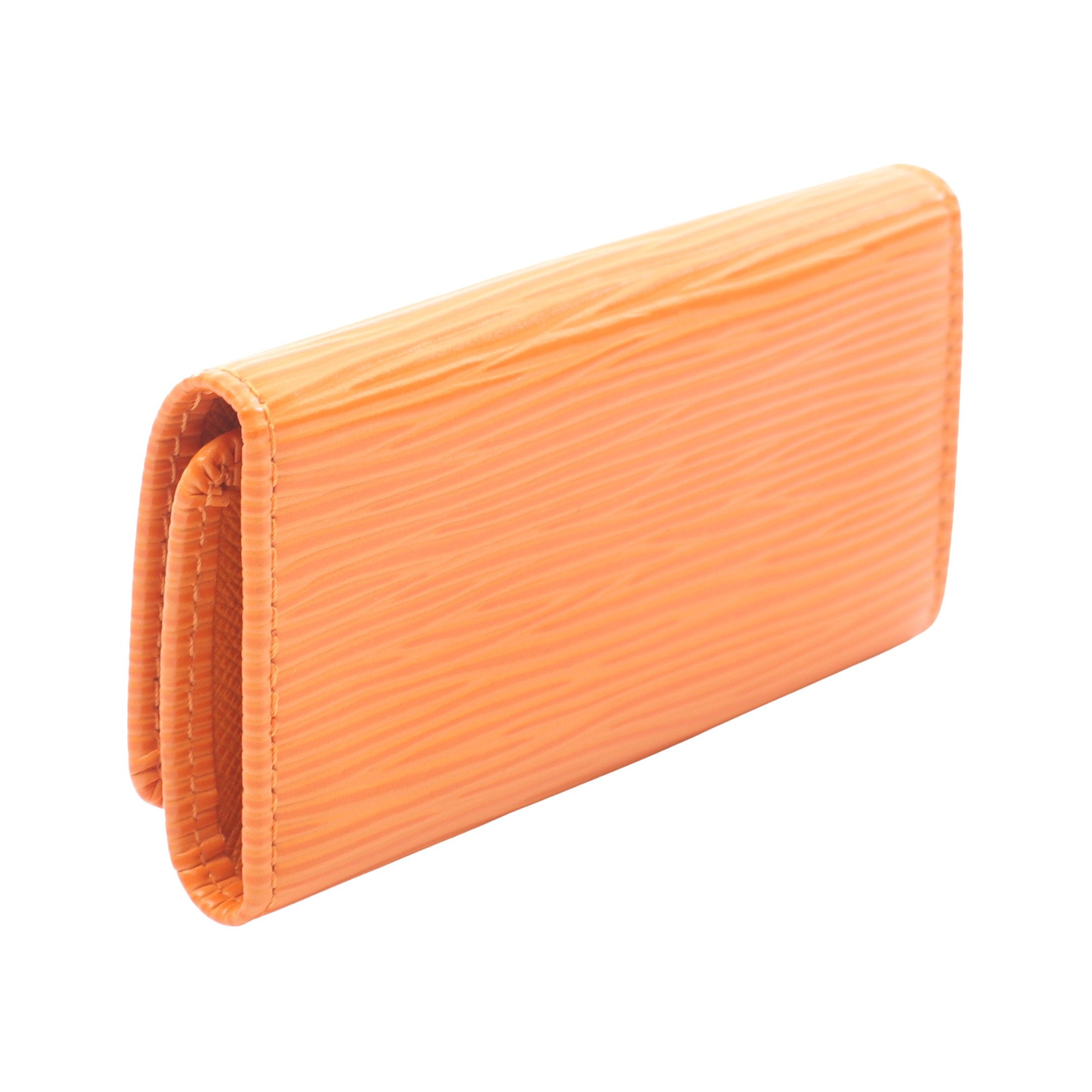 ミュルティクレ4 エピ マンダリン 4連 キーケース レザー オレンジ