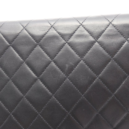 マトラッセ チェーンショルダーバッグ ラムスキン ブラック ゴールド金具 シャネル バッグ CHANEL