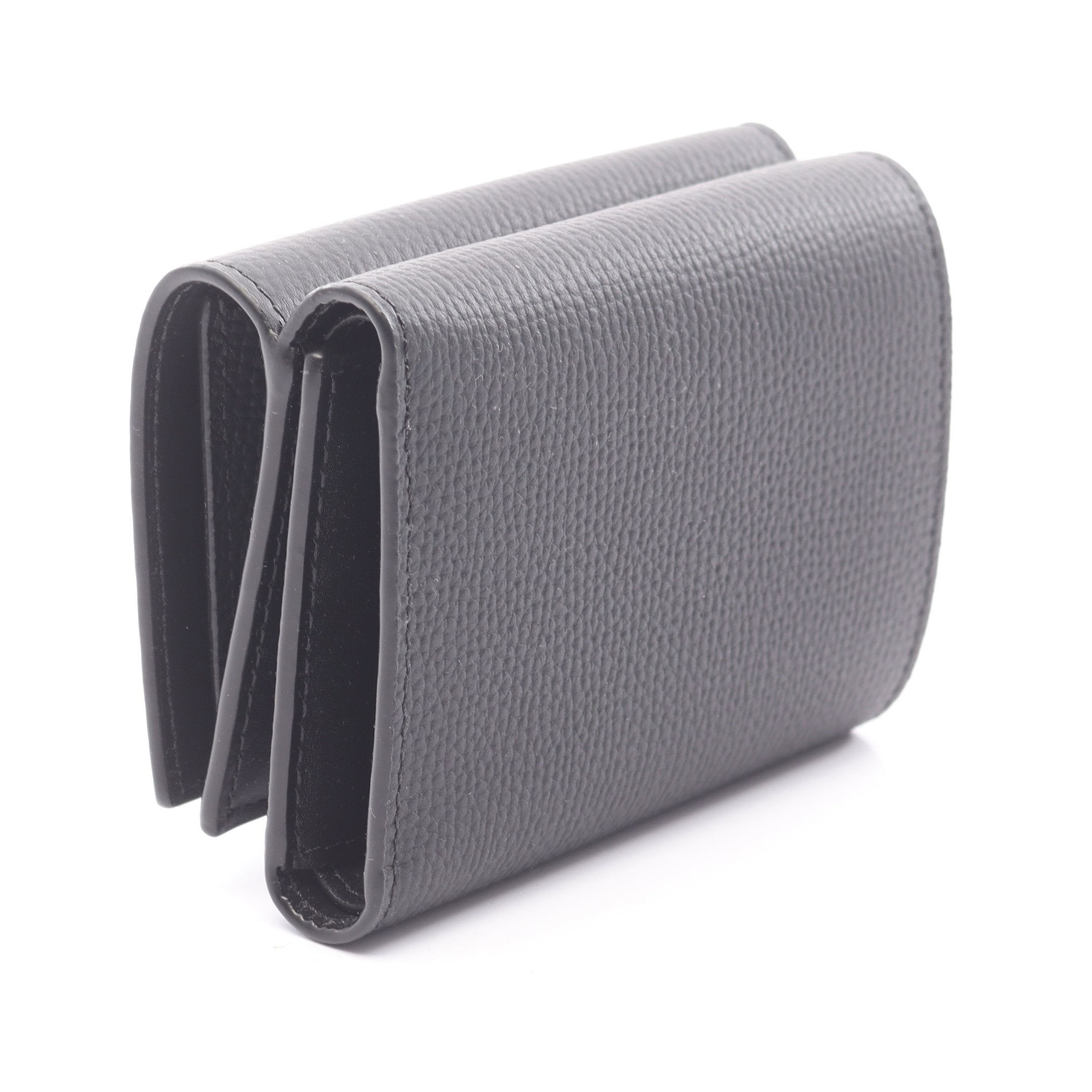 LOEWE アナグラム トライフォールドウォレット ブラック 三つ折り財布 LOEWE（ロエベ） 【お取り寄せ】 【並行輸入品】 折財布 三つ折り財布