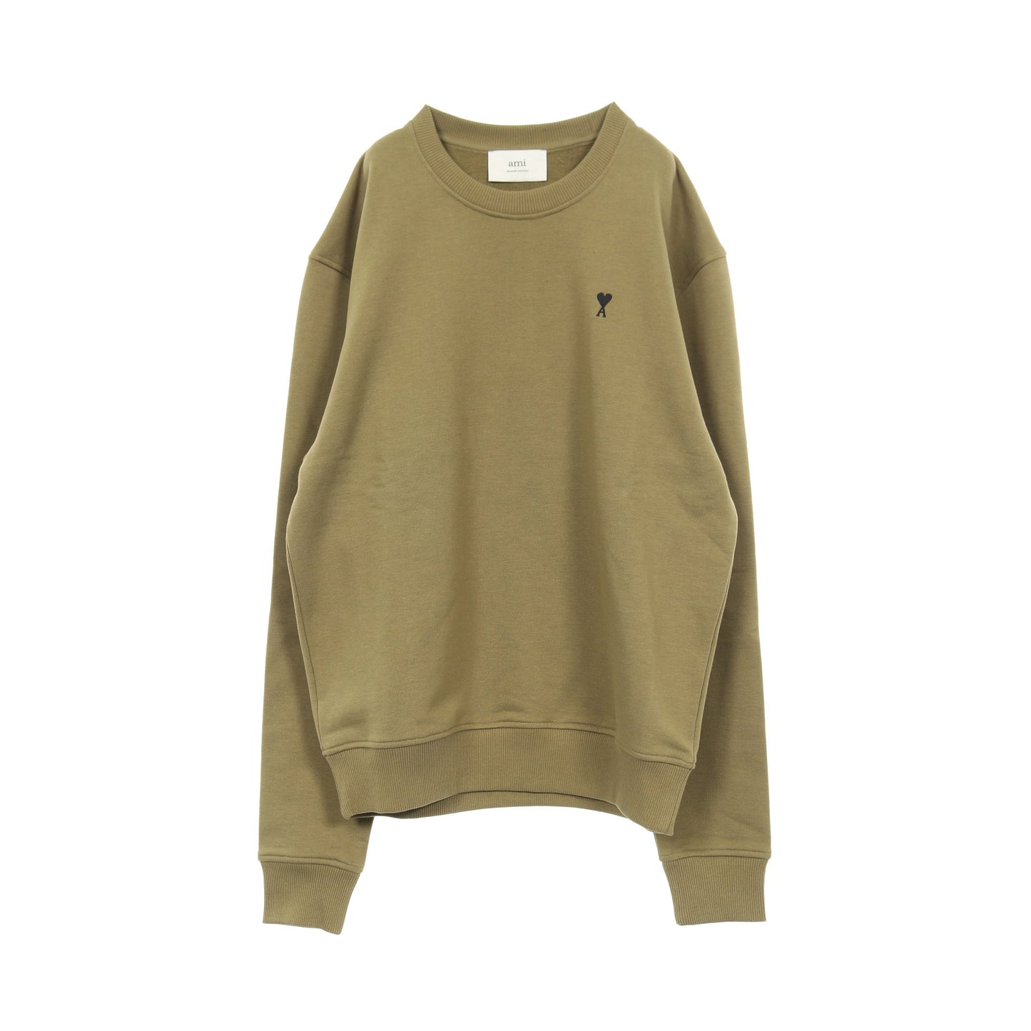 Ami De Coeur スウェットシャツ コットン カーキグリーン アミアレクサンドルマテュッシ トップス AMI Alexandre Mattiussi