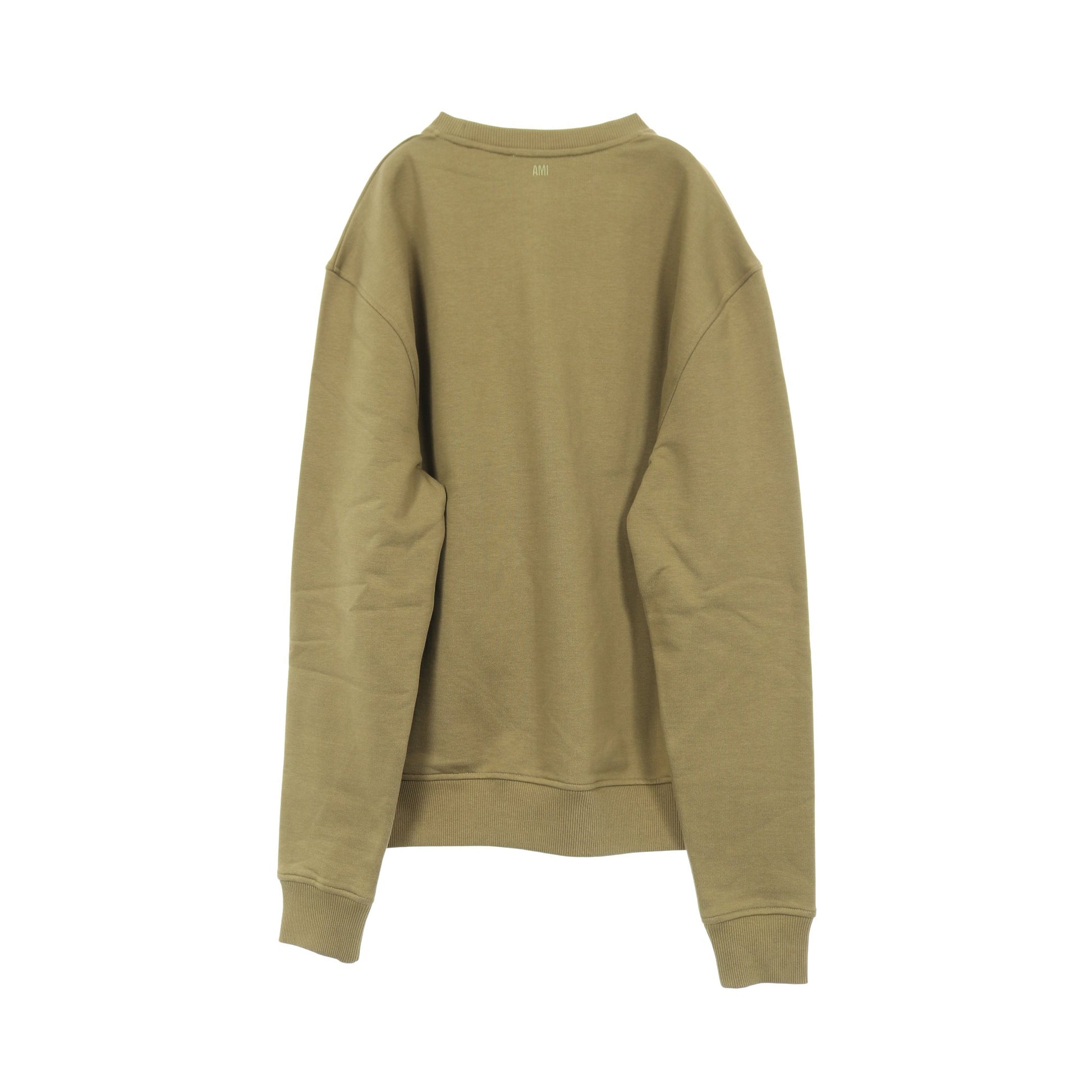 Ami De Coeur スウェットシャツ コットン カーキグリーン アミアレクサンドルマテュッシ トップス AMI Alexandre Mattiussi