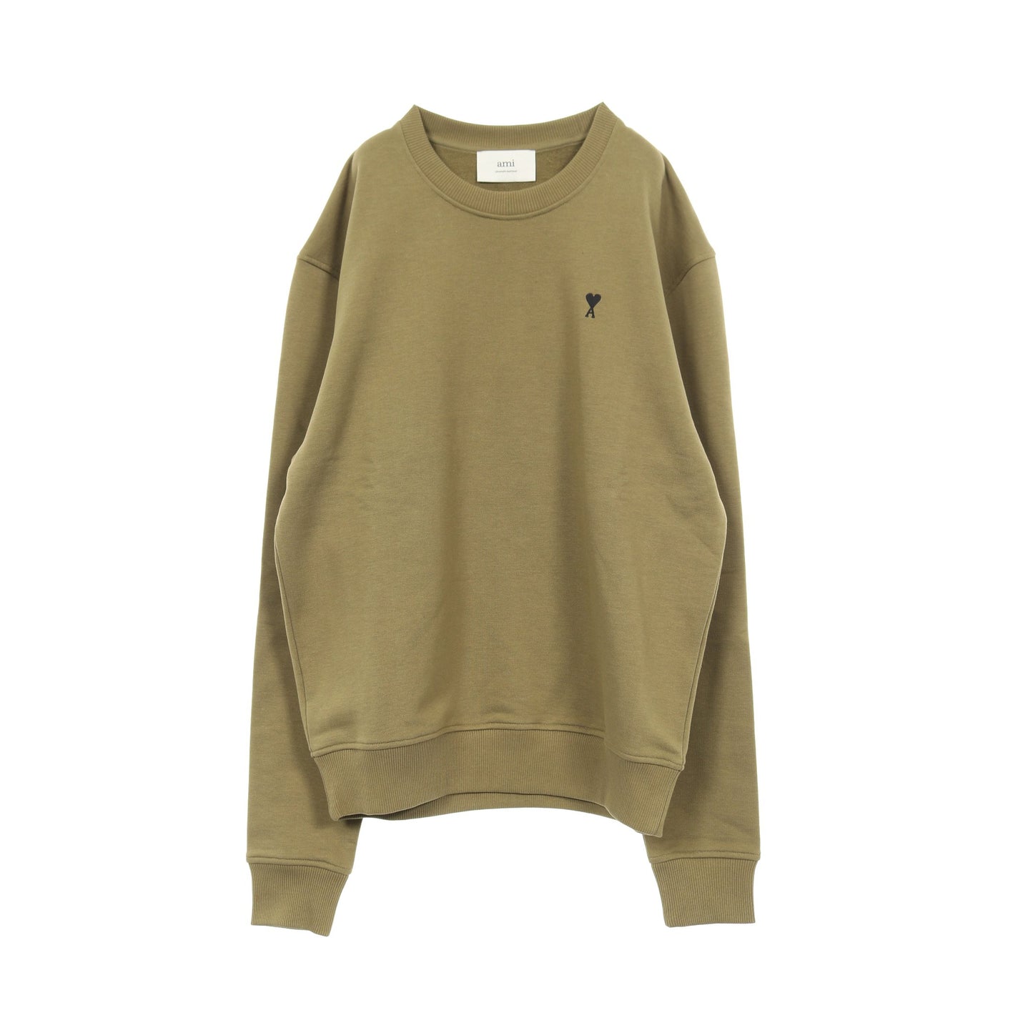 Ami De Coeur スウェットシャツ コットン カーキグリーン アミアレクサンドルマテュッシ トップス AMI Alexandre Mattiussi