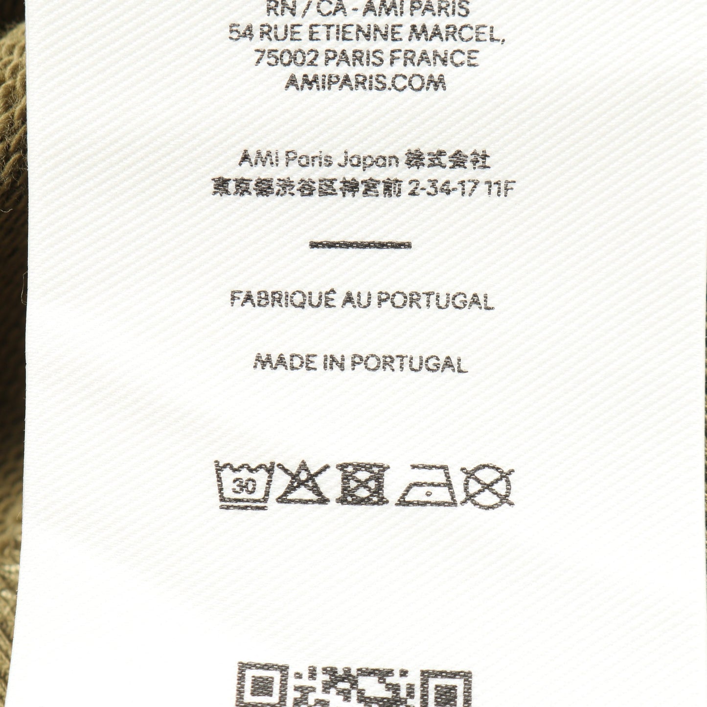 Ami De Coeur スウェットシャツ コットン カーキグリーン アミアレクサンドルマテュッシ トップス AMI Alexandre Mattiussi