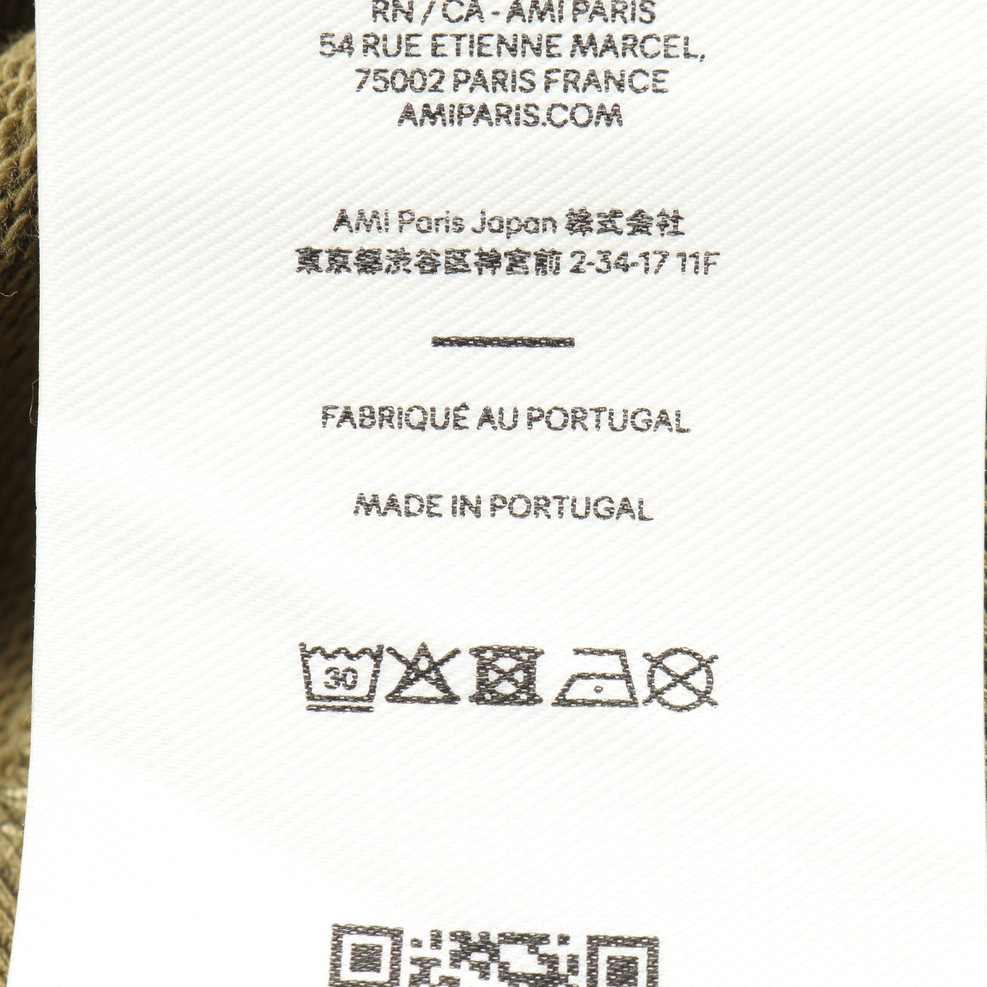 Ami De Coeur スウェットシャツ コットン カーキグリーン アミアレクサンドルマテュッシ トップス AMI Alexandre Mattiussi