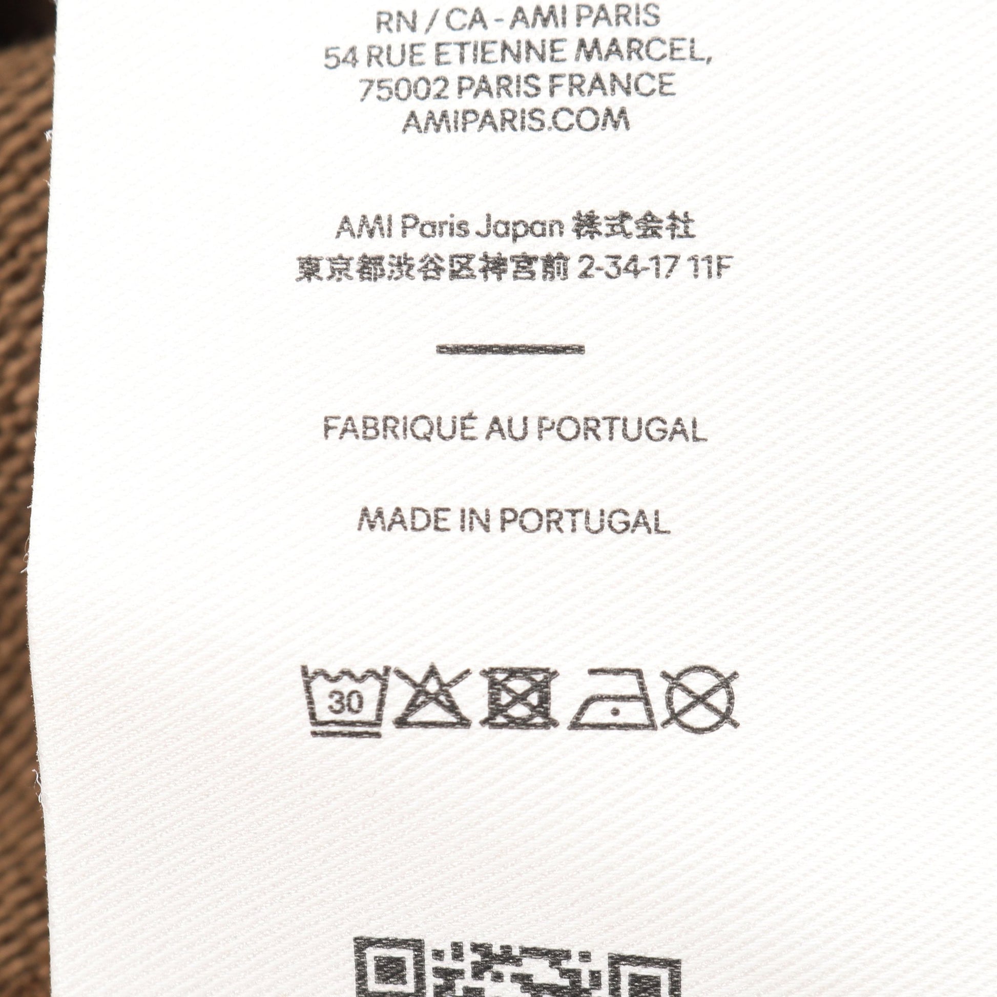 スウェットシャツ コットン ブラウン アミアレクサンドルマテュッシ トップス AMI Alexandre Mattiussi