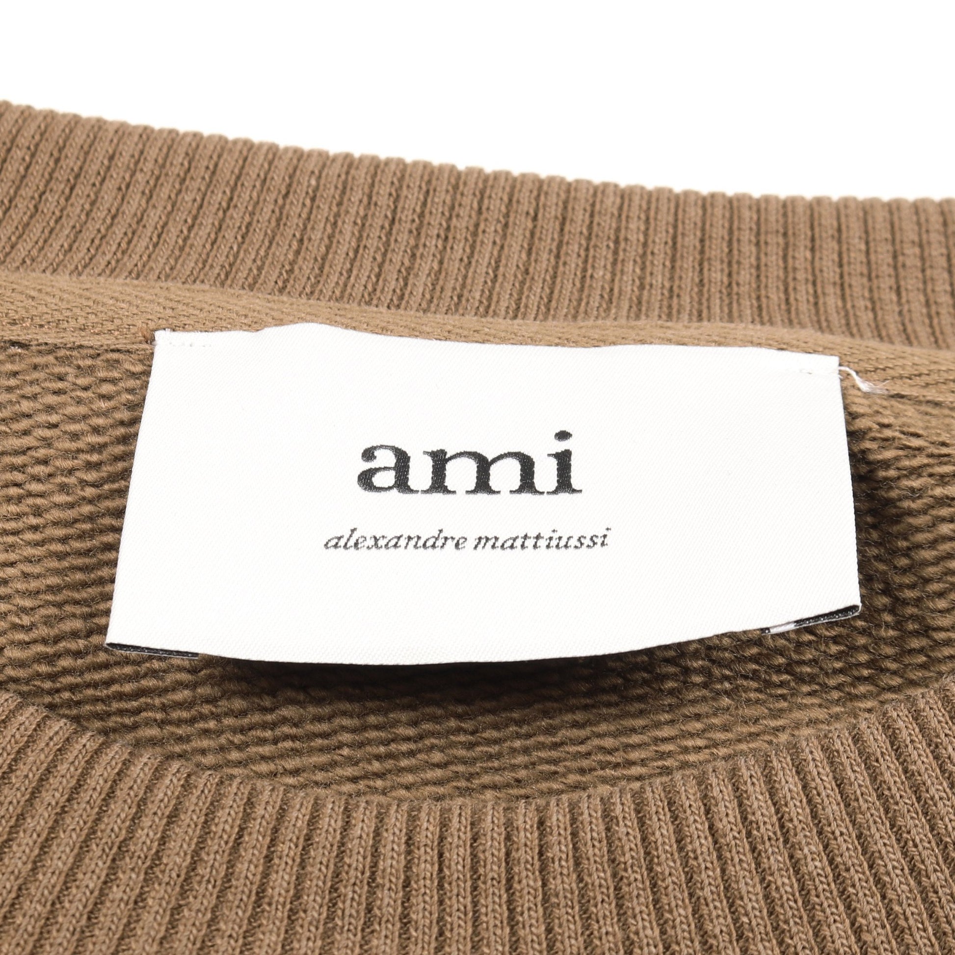 スウェットシャツ コットン ブラウン アミアレクサンドルマテュッシ トップス AMI Alexandre Mattiussi