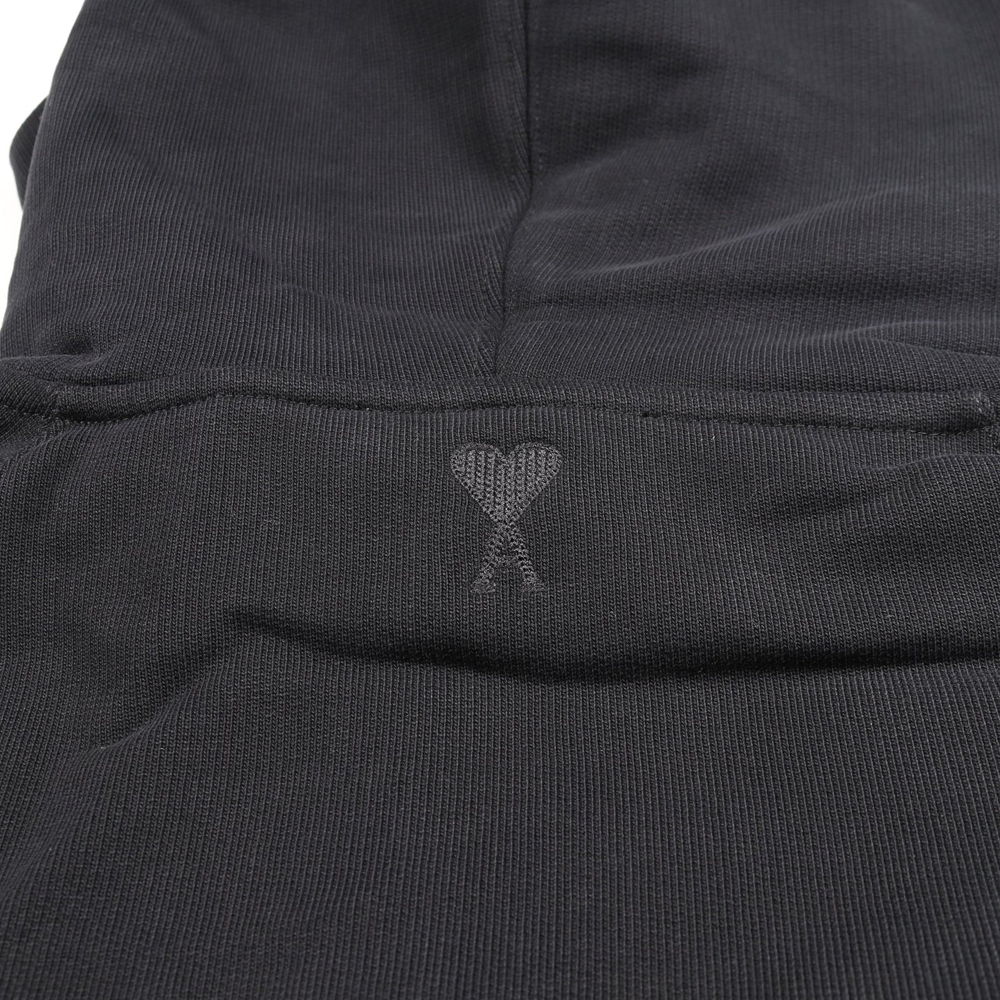 ami paris プルオーバーパーカー コットン ブラック アミアレクサンドルマテュッシ トップス AMI Alexandre Mattiussi