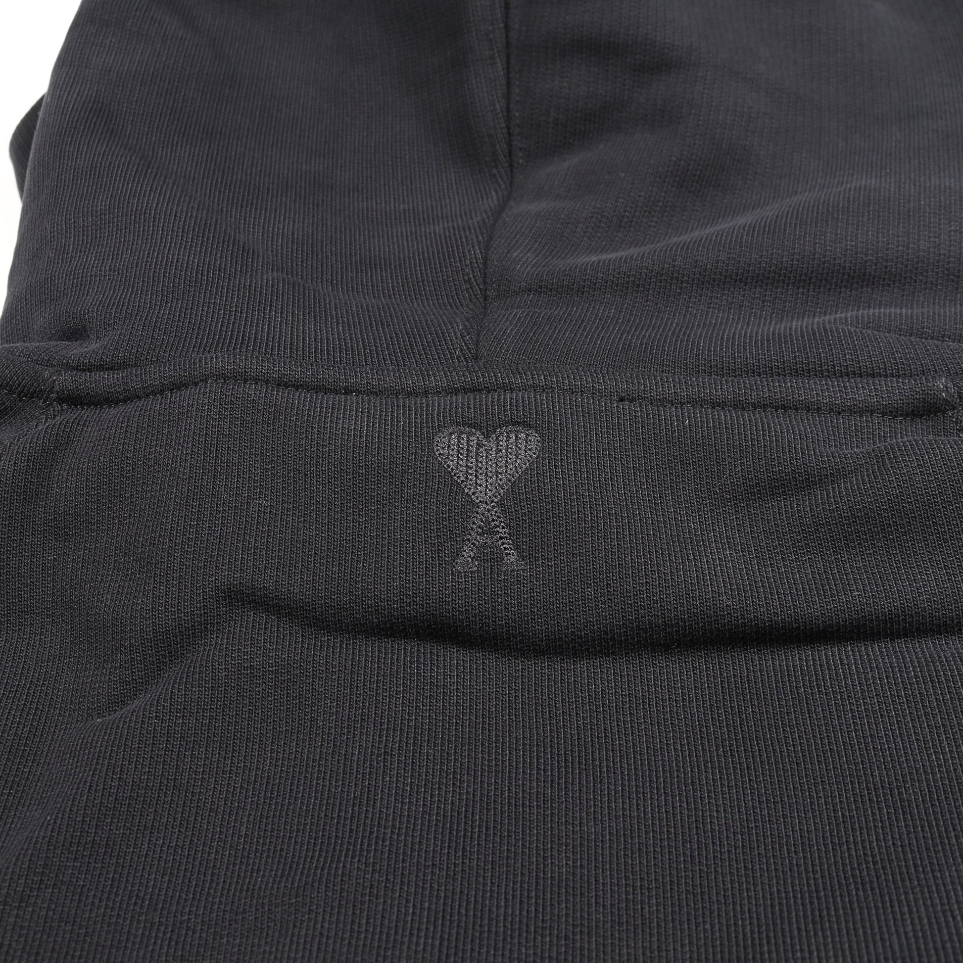 ami paris プルオーバーパーカー コットン ブラック アミアレクサンドルマテュッシ トップス AMI Alexandre Mattiussi