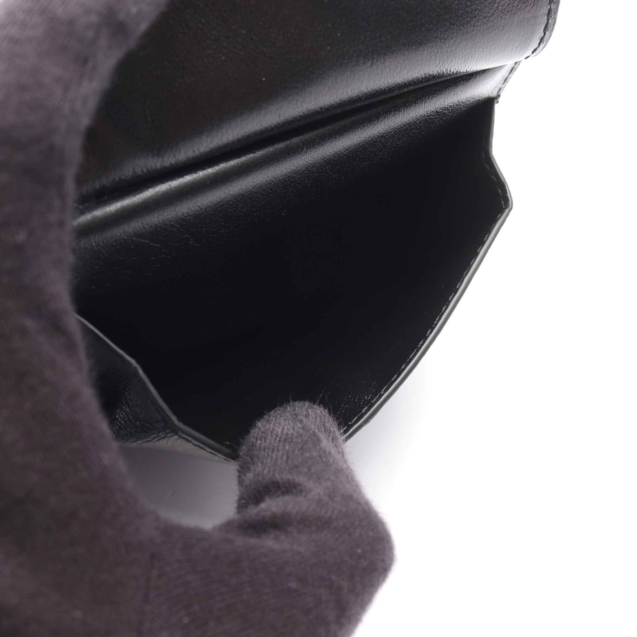 Credit スクエア フォールデッドコインウォレット 二つ折り財布 レザー