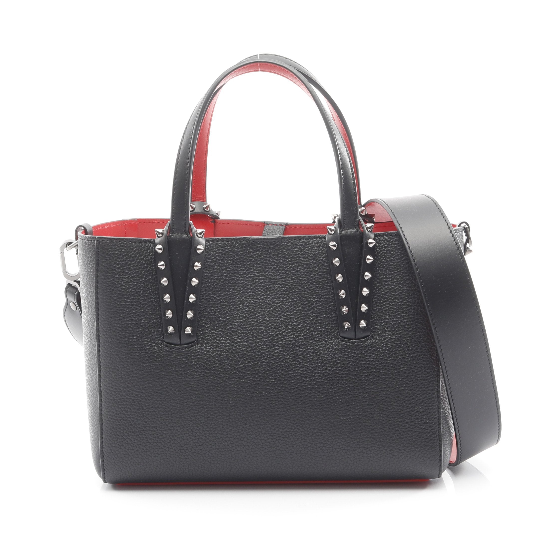 CABATA MINI カバタ ミニ ハンドバッグ レザー ブラック スパイク