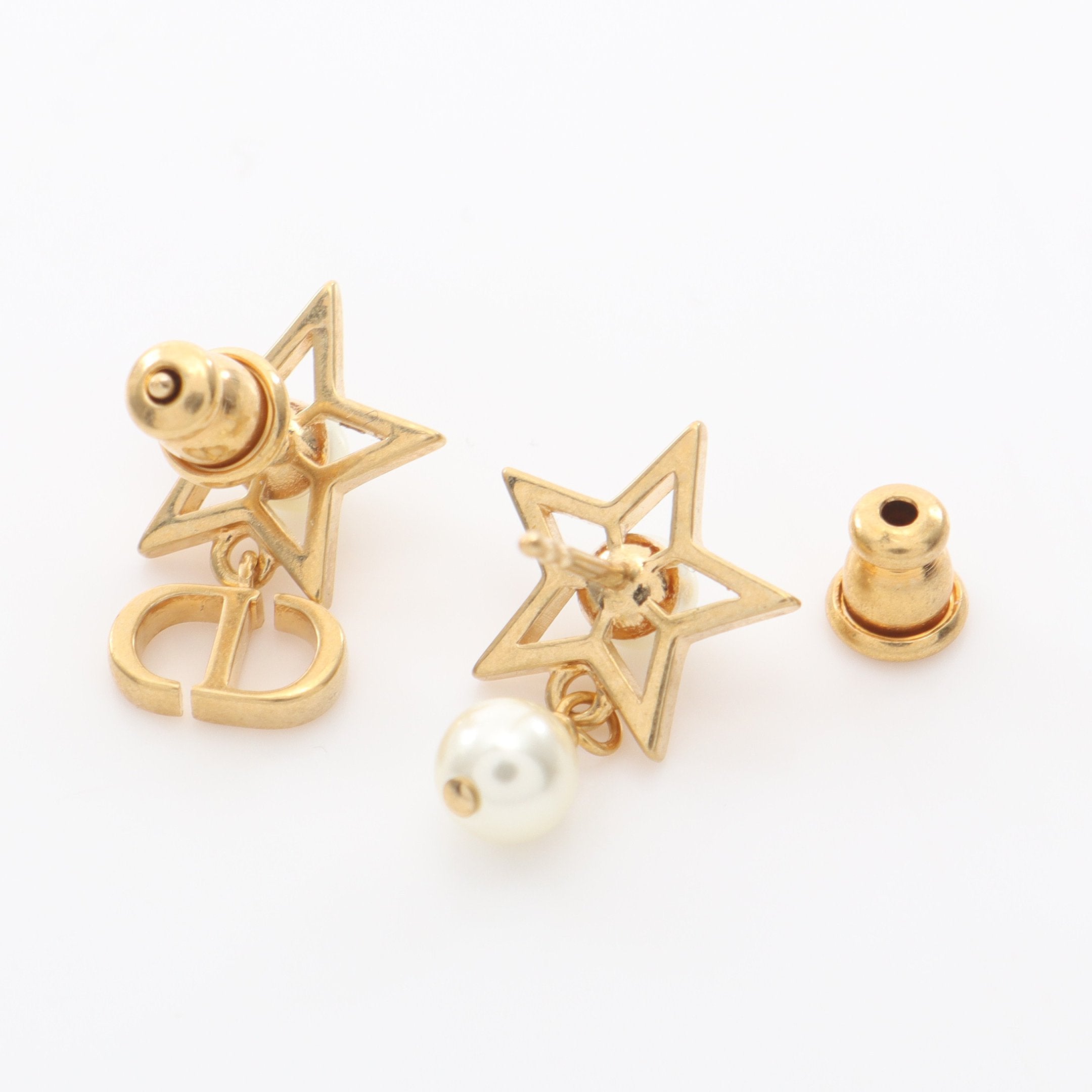 PETIT CD LUCKY CHARMS ピアス GP フェイクパール ゴールド ホワイト