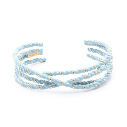 Laces Rope Bangle バングル GP ライトブルー ゴールド メゾンマルジェラ11 アクセサリー Maison Margiela 11