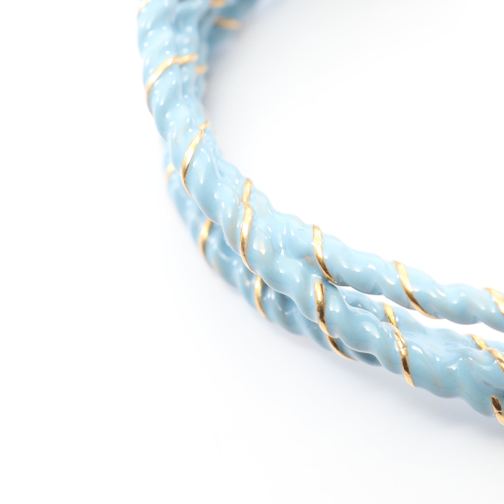 Laces Rope Bangle バングル GP ライトブルー ゴールド メゾンマルジェラ11 アクセサリー Maison Margiela 11
