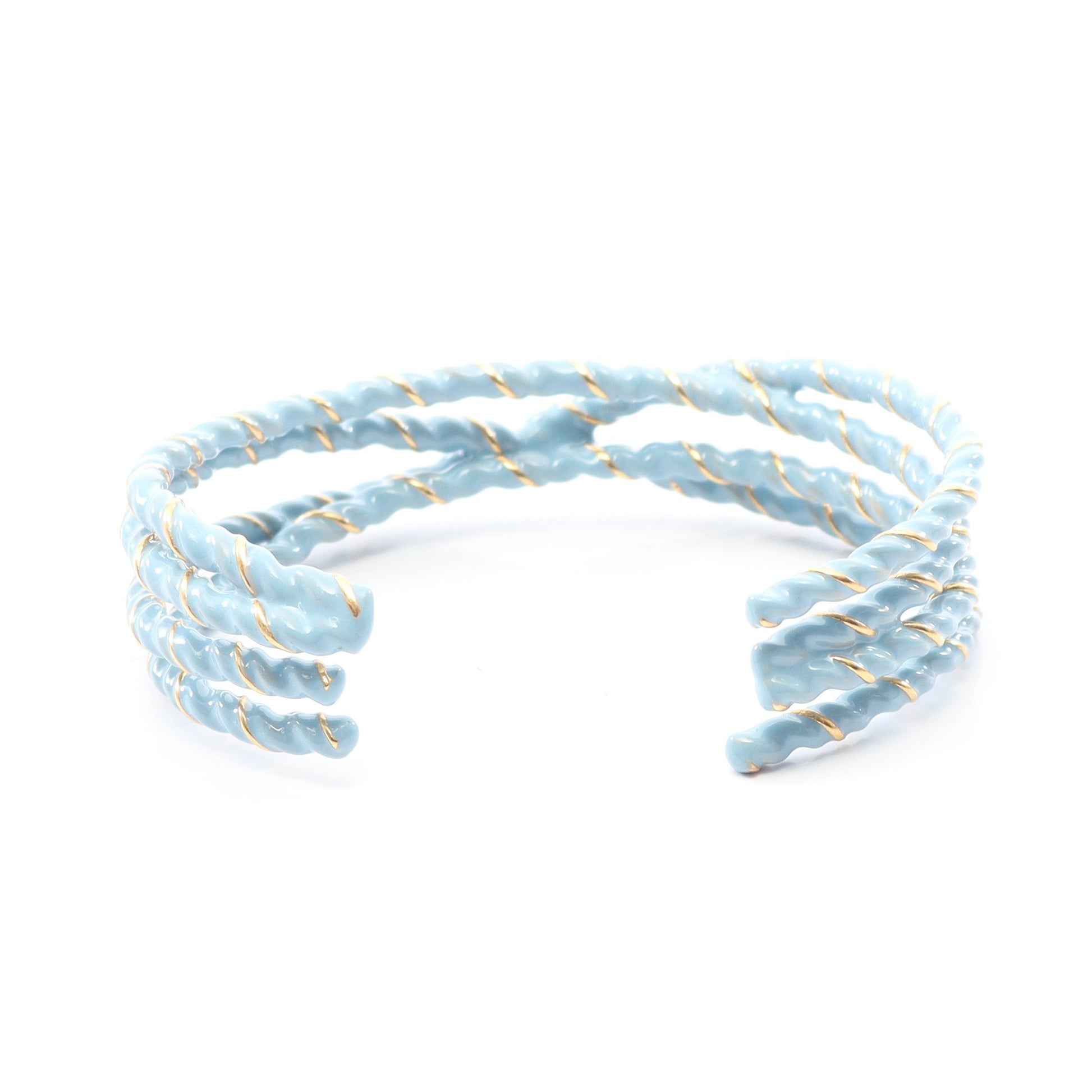 Laces Rope Bangle バングル GP ライトブルー ゴールド メゾンマルジェラ11 アクセサリー Maison Margiela 11