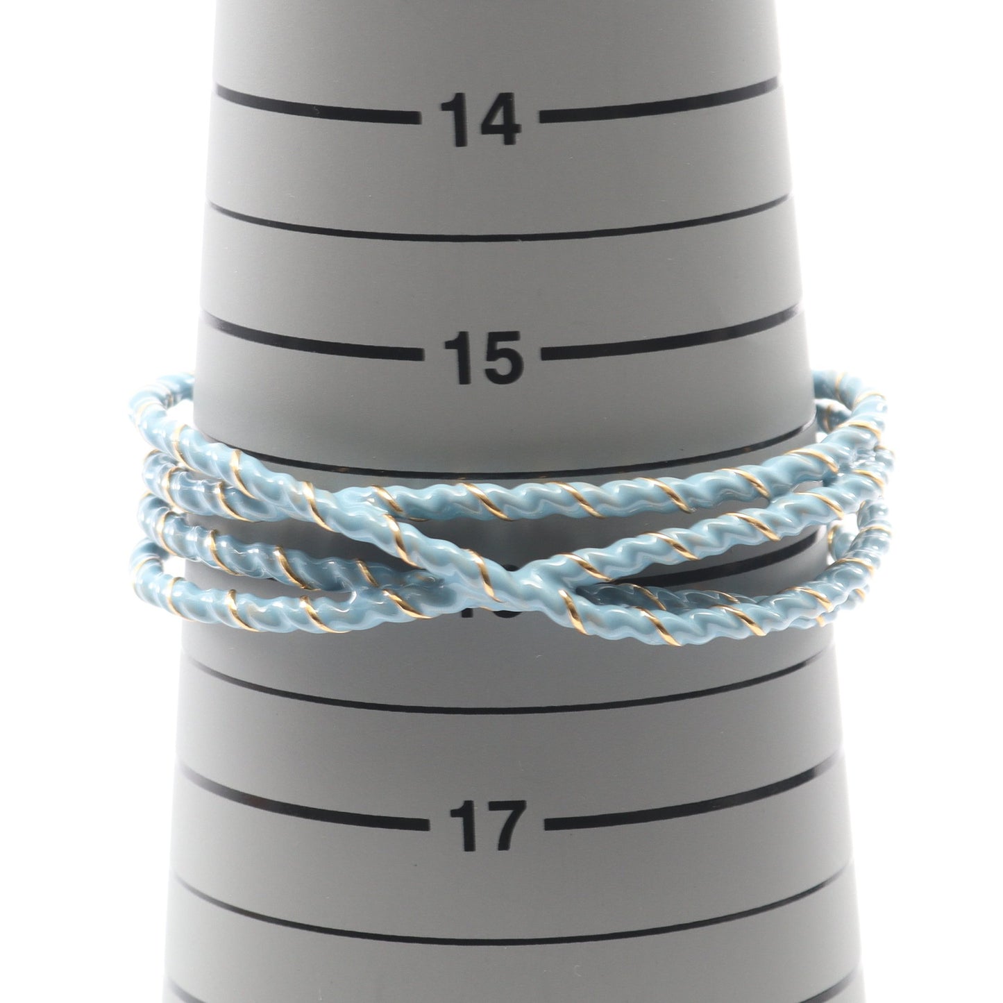 Laces Rope Bangle バングル GP ライトブルー ゴールド メゾンマルジェラ11 アクセサリー Maison Margiela 11