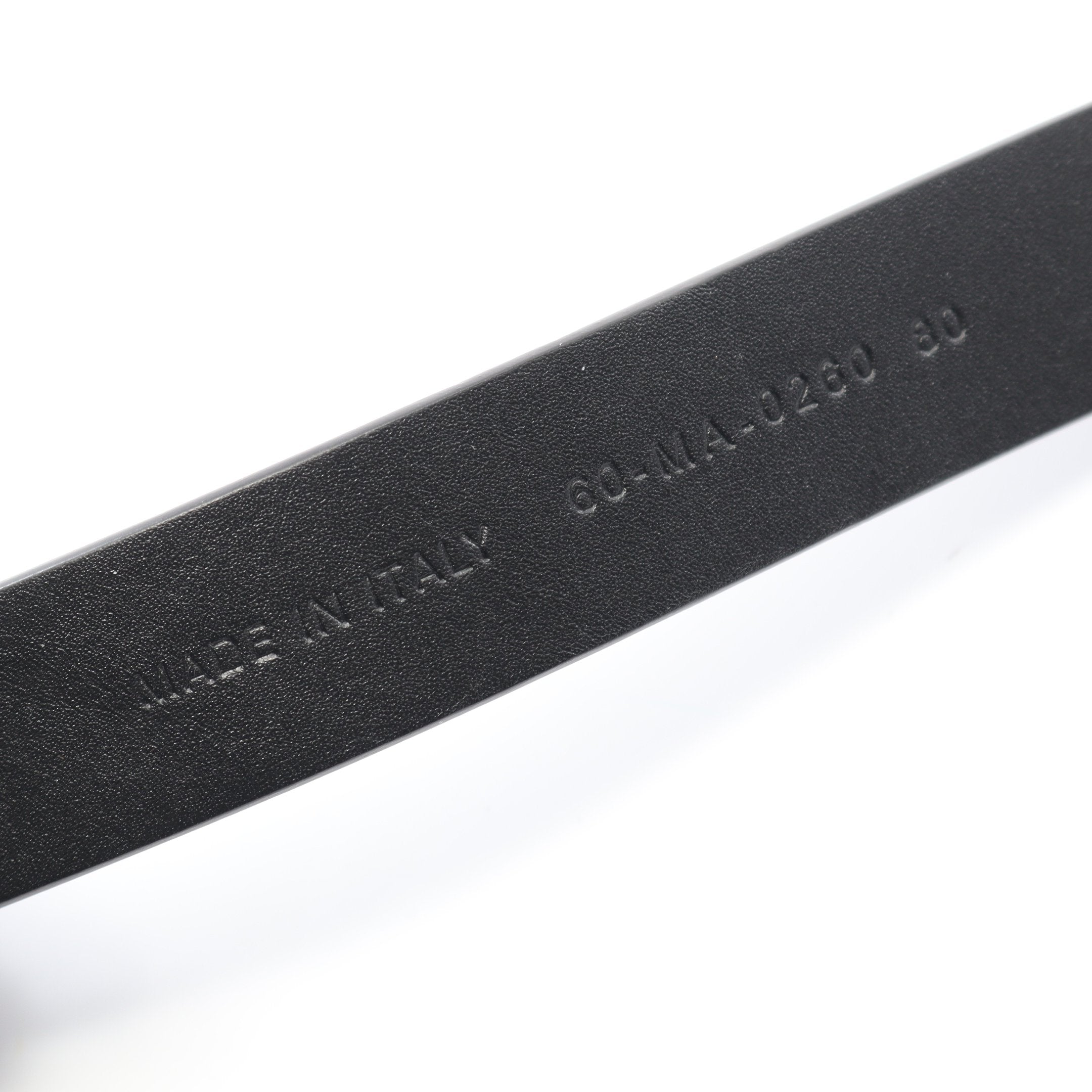 SADDLE サドル ベルト レザー ブラック ゴールド金具 クリスチャン