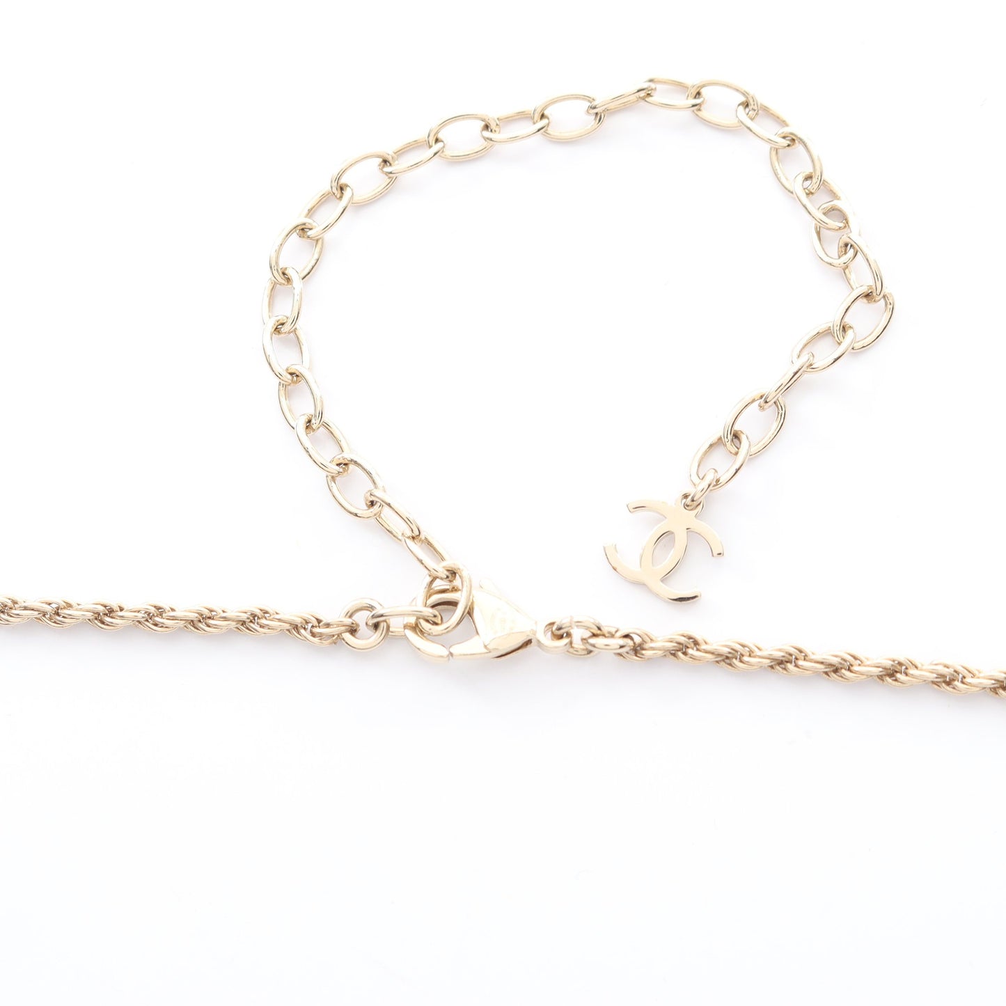 ココマーク ネックレス GP ラインストーン ゴールド クリア B23B シャネル アクセサリー CHANEL
