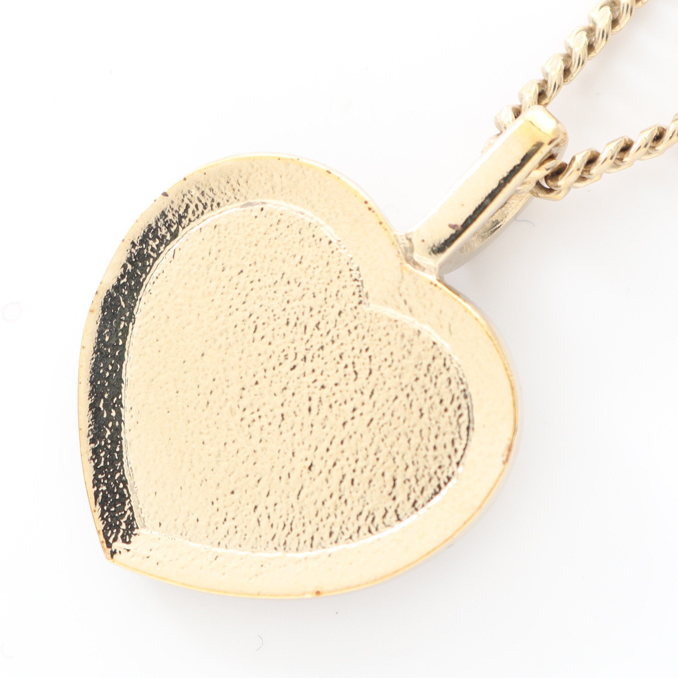 ココマーク ハート ネックレス GP ラインストーン ゴールド ブラック