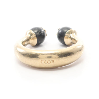 オープン リング 指輪 GP ゴールド ブラック ディオール アクセサリー DIOR