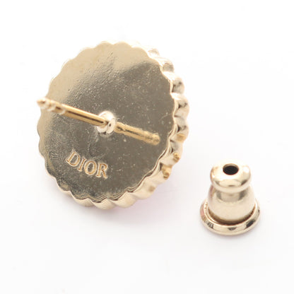 Petit CD Baroque ピアス GP ゴールド ピンク オフホワイト 片耳用 ディオール アクセサリー DIOR