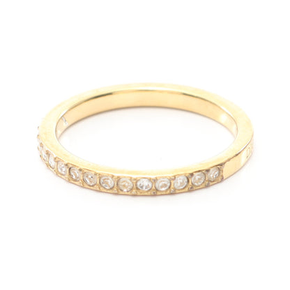 リング 指輪 GP ラインストーン ゴールド クリア ディオール アクセサリー DIOR