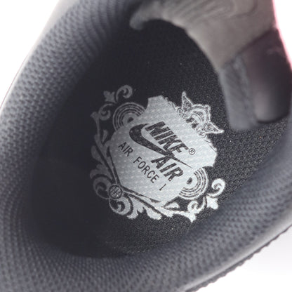 AIR FORCE 1 ’07 スニーカー レザー ブラック ピンク ナイキ シューズ NIKE