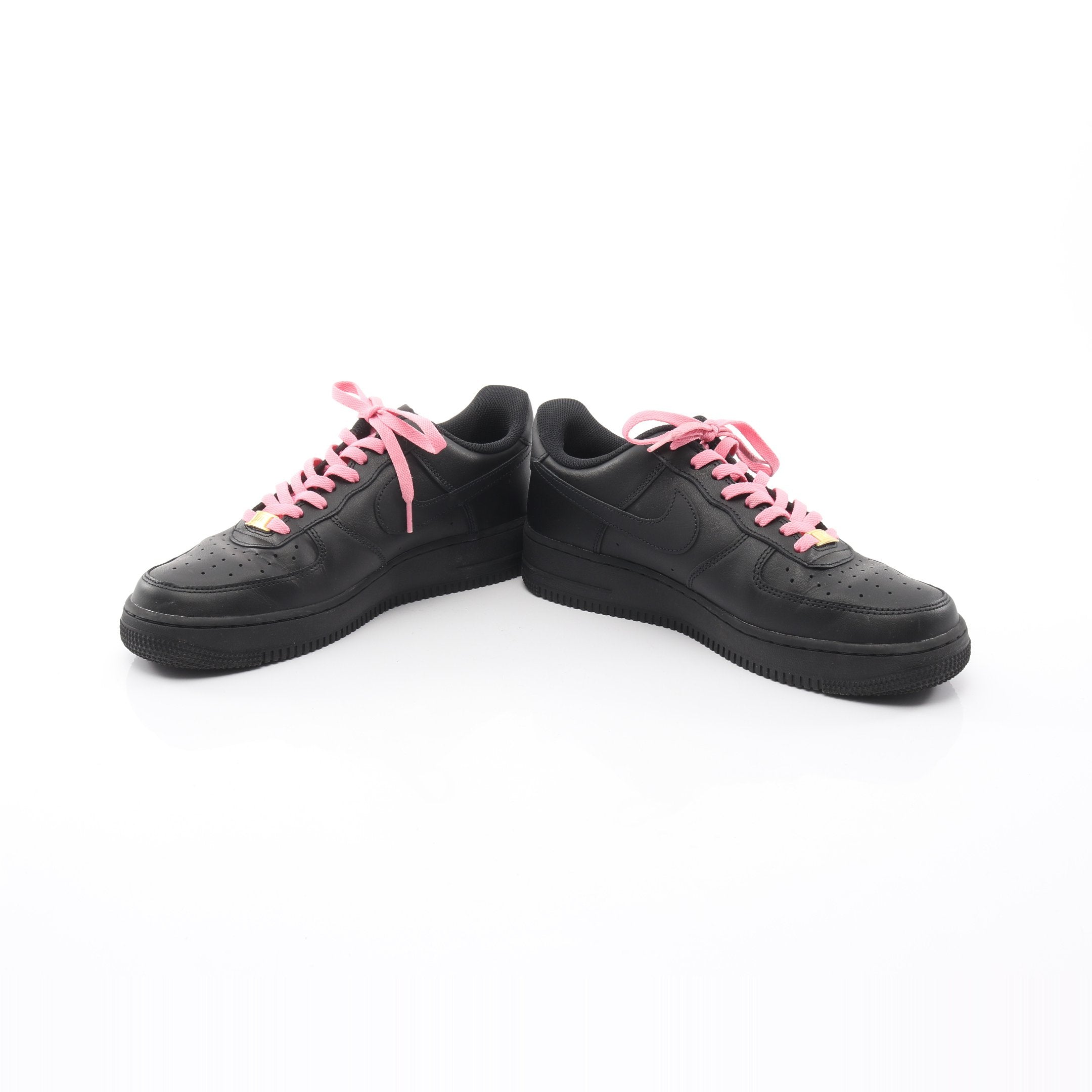 AIR FORCE 1 '07 スニーカー レザー ブラック ピンク ナイキ – RECLO