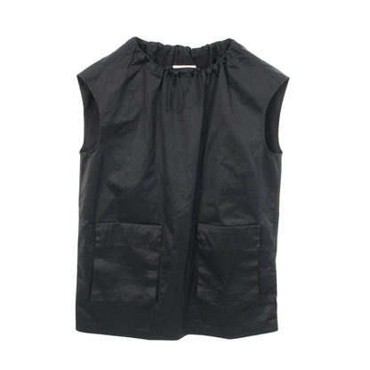 ネックギャザー ワンピース ブラック エムエムシックスメゾンマルジェラ ワンピース MM6 MAISON MARGIELA