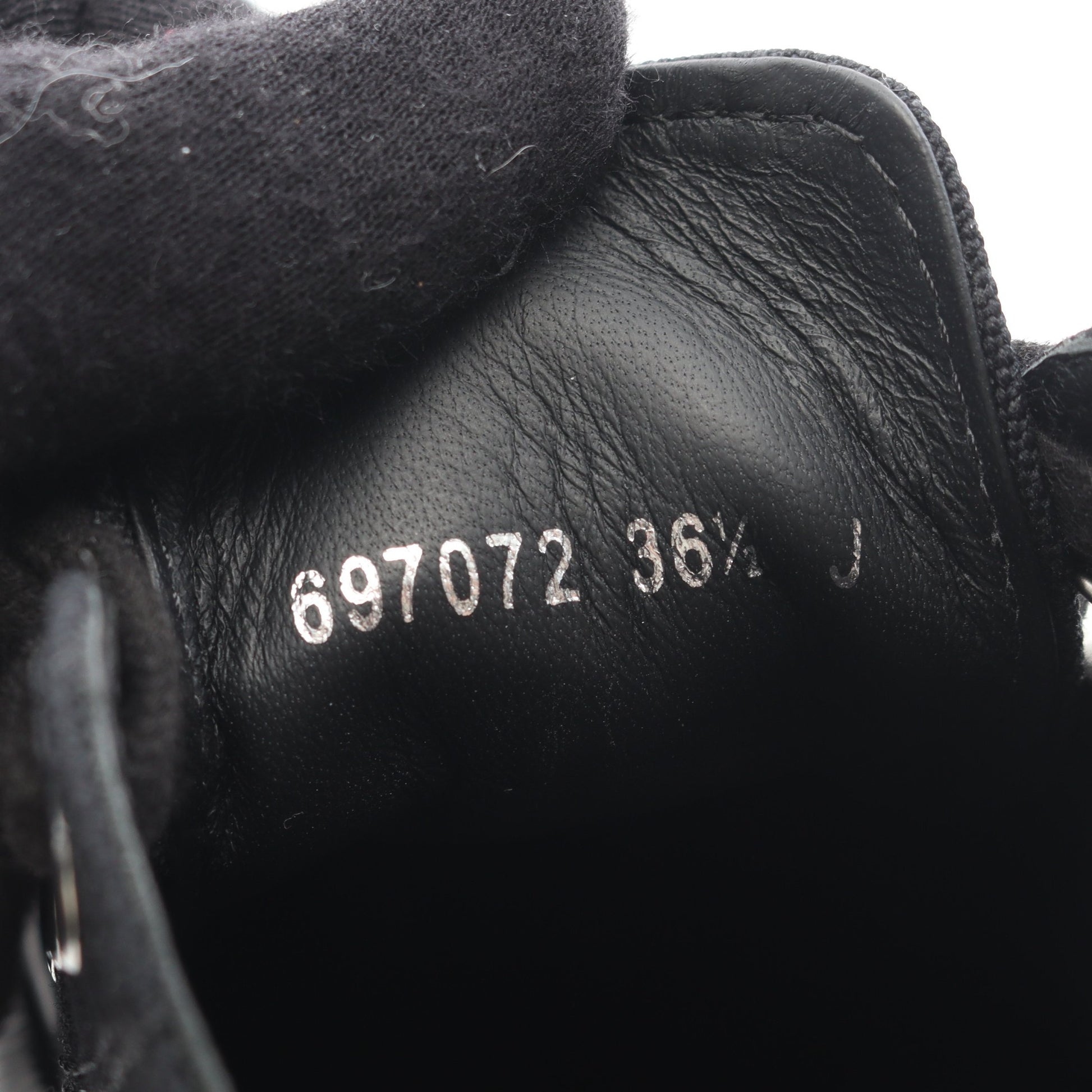 TREAD SLICK トレッドスリック スニーカー キャンバス ラバー ブラック アレキサンダーマックイーン シューズ ALEXANDER MCQUEEN