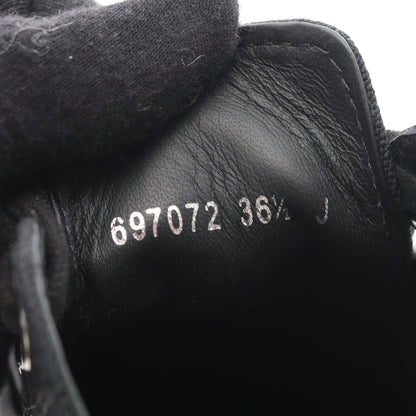 TREAD SLICK トレッドスリック スニーカー キャンバス ラバー ブラック アレキサンダーマックイーン シューズ ALEXANDER MCQUEEN